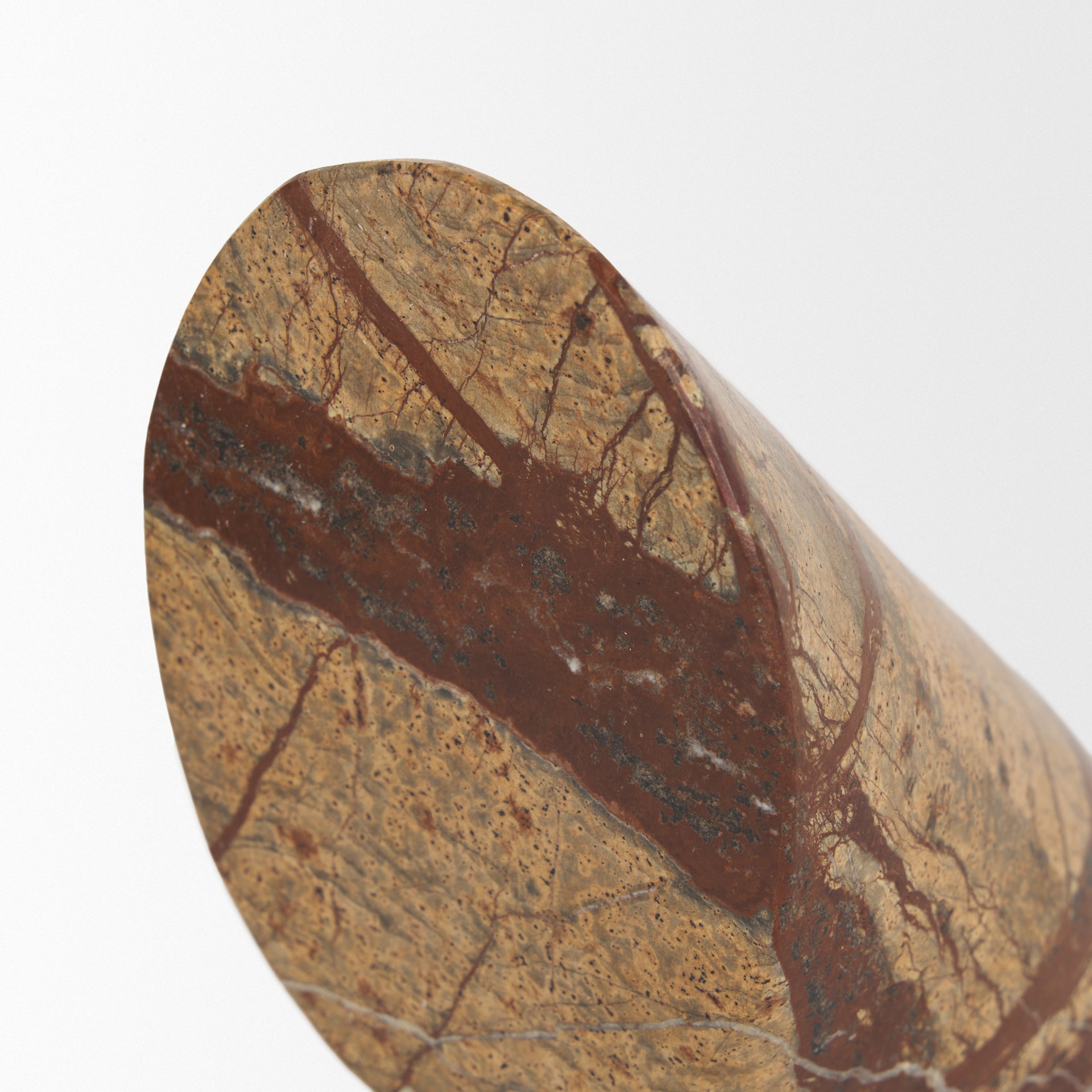 Rahima Brown Forest Marble Angled Bookends - Central Designs