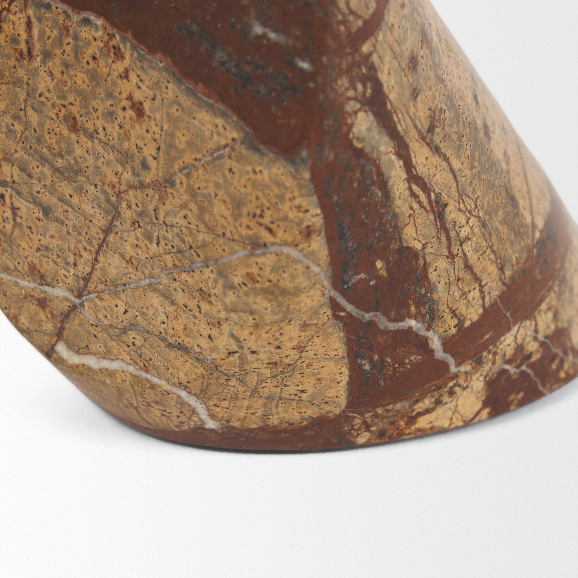 Rahima Brown Forest Marble Angled Bookends - Central Designs