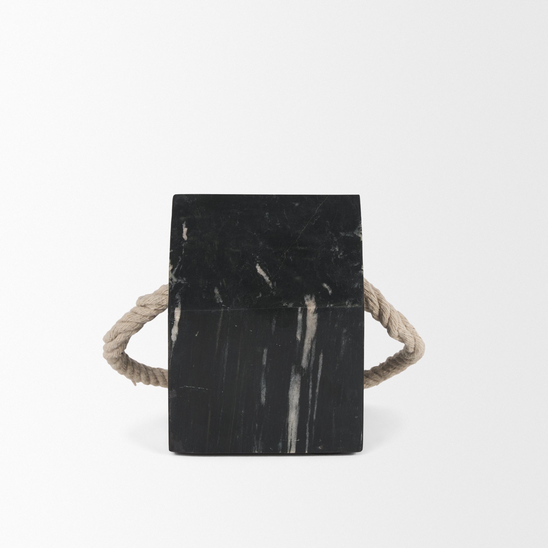 Raena Black Marble House Door Stopper - Central Designs