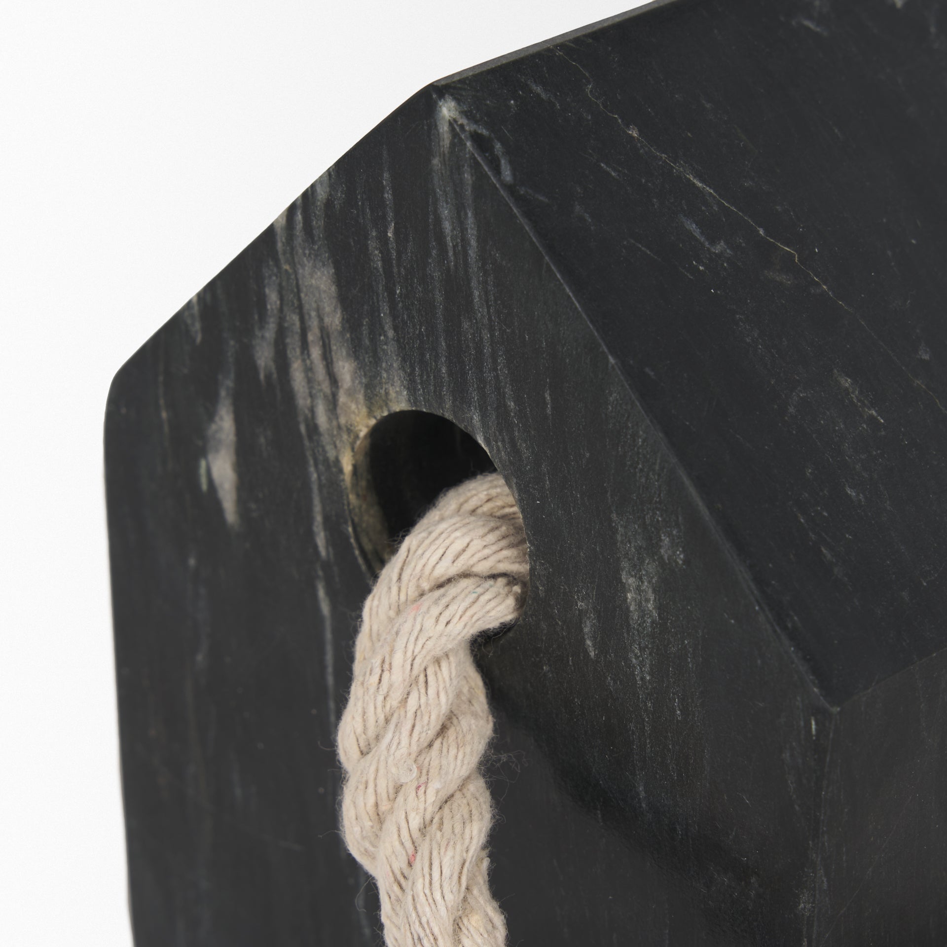 Raena Black Marble House Door Stopper - Central Designs