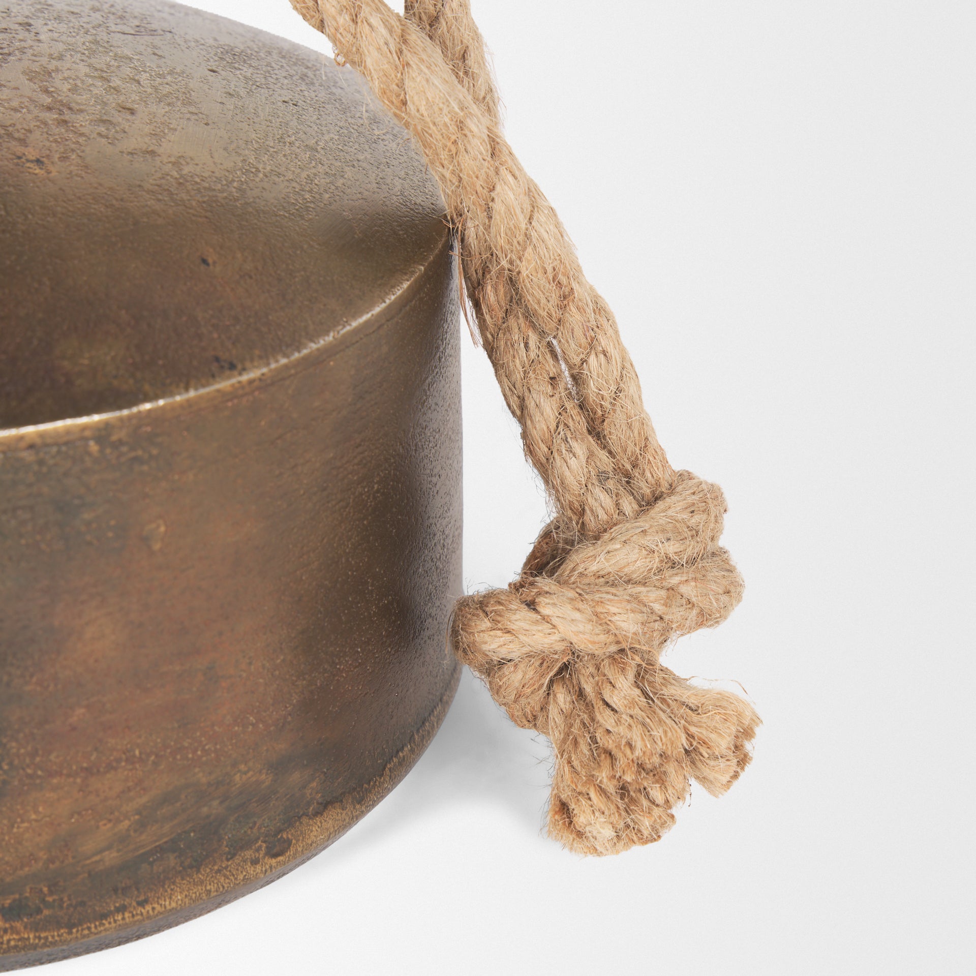 Quincy Large Gold Metal Decorative Bell Object - Central Designs