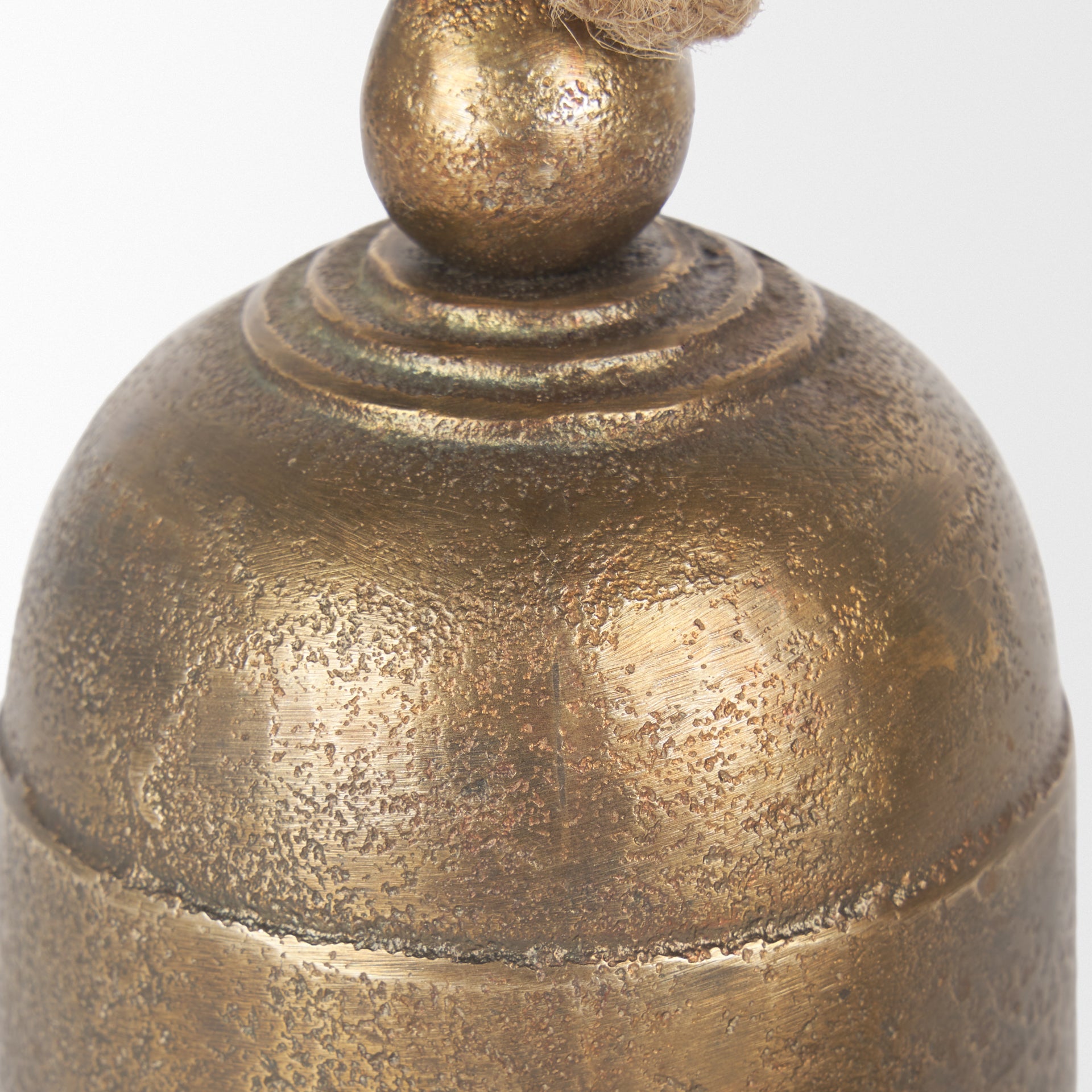 Quincy Small Gold Metal Decorative Bell Object - Central Designs