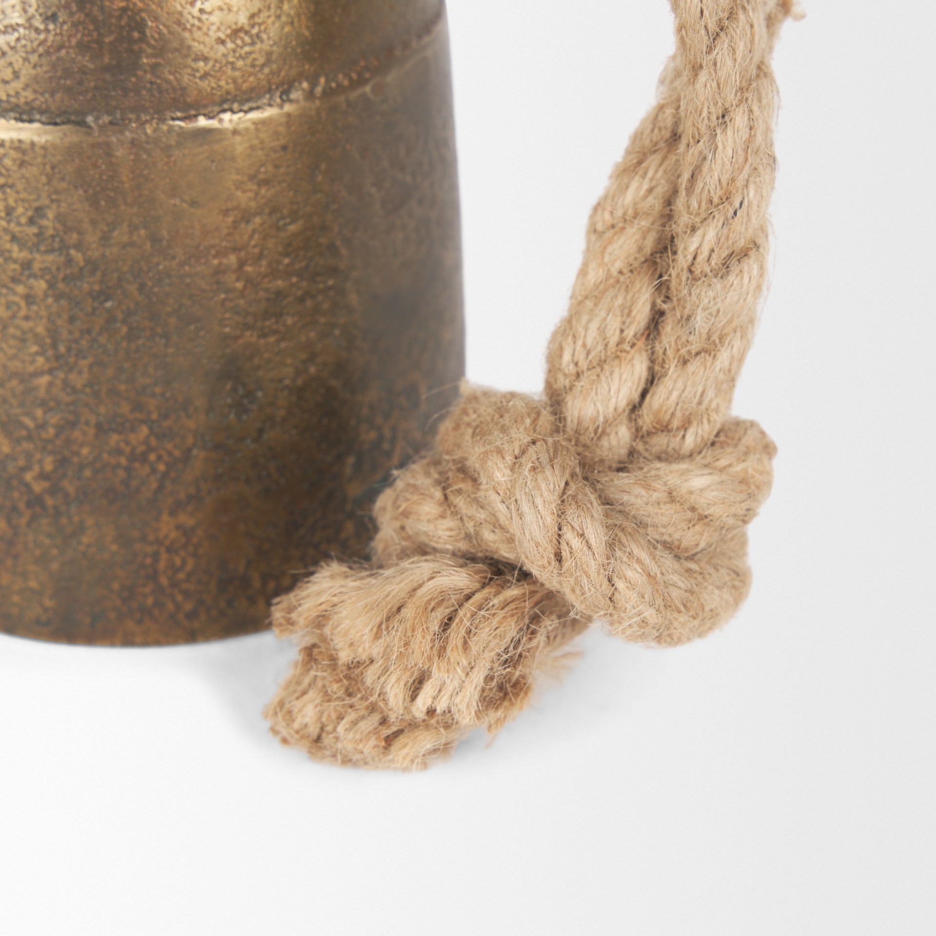 Quincy Small Gold Metal Decorative Bell Object - Central Designs