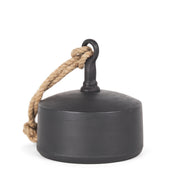 Quincy Large Matte Black Metal Decorative Bell Object - Central Designs