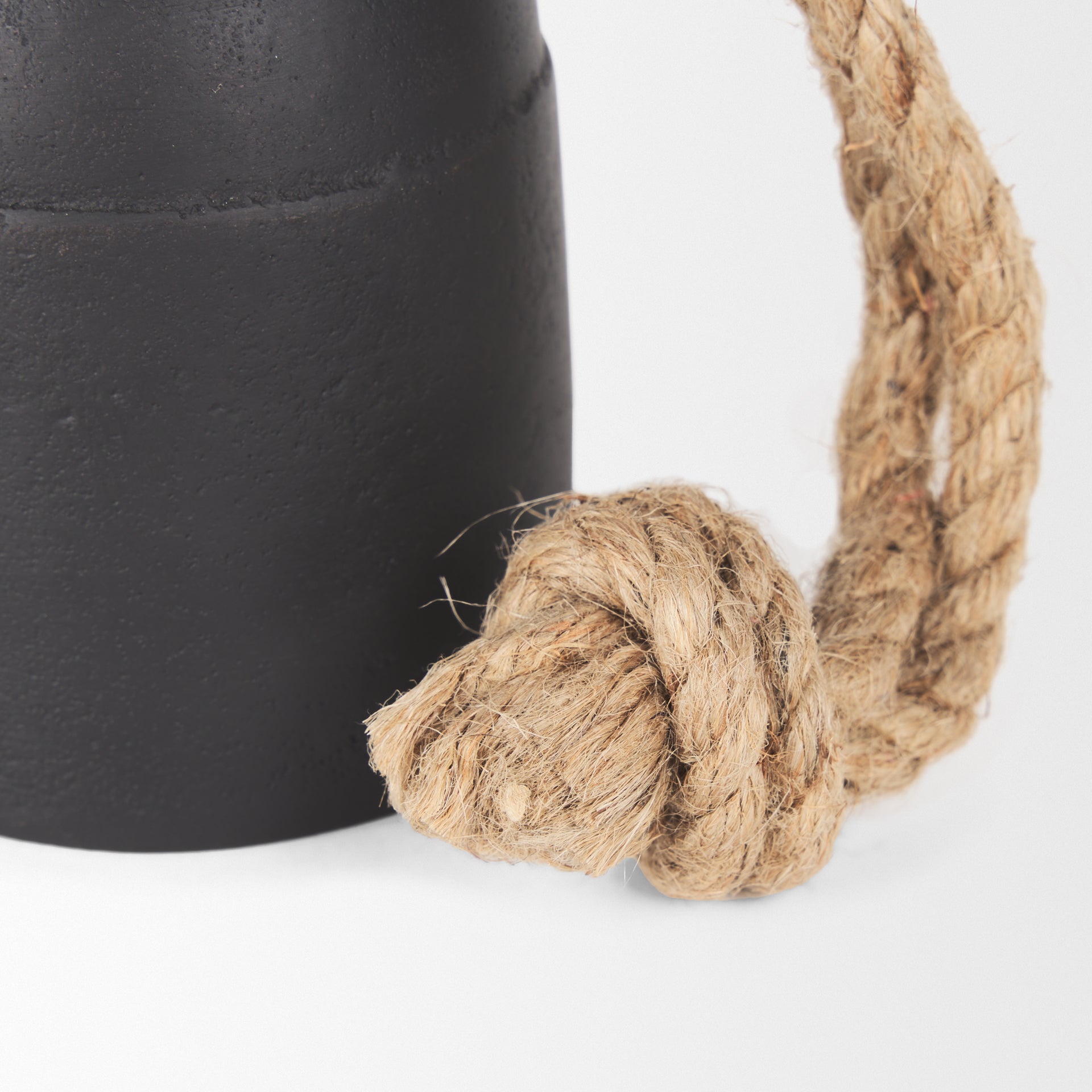 Quincy Small Matte Black Metal Decorative Bell Object - Central Designs