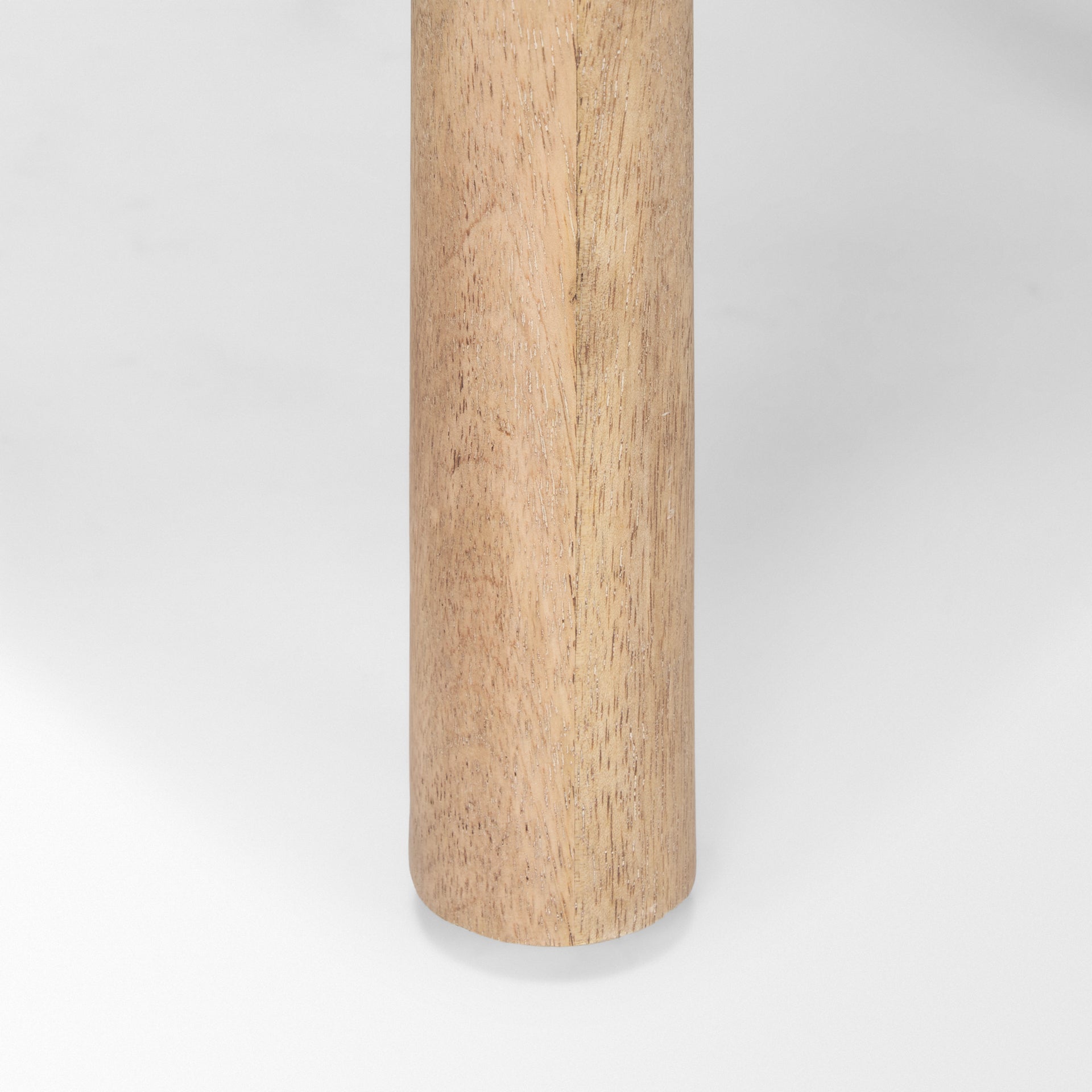 Shaiden Brown Wood w/ Cream Fabric Stool - Central Designs