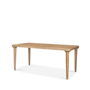 Suvan 72L Light Brown Rectangular Oak Wood Dining Table - Central Designs