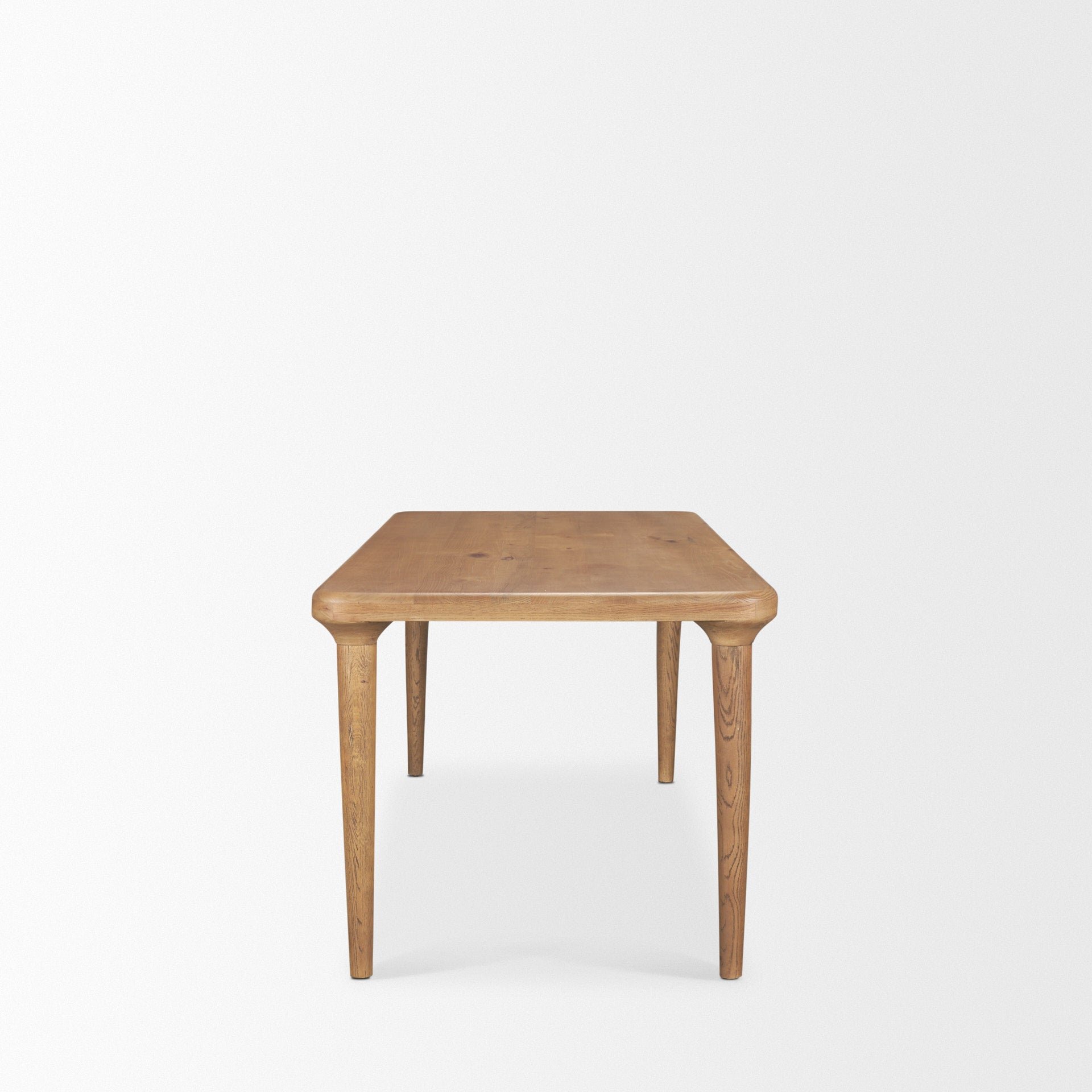 Suvan 72L Light Brown Rectangular Oak Wood Dining Table - Central Designs