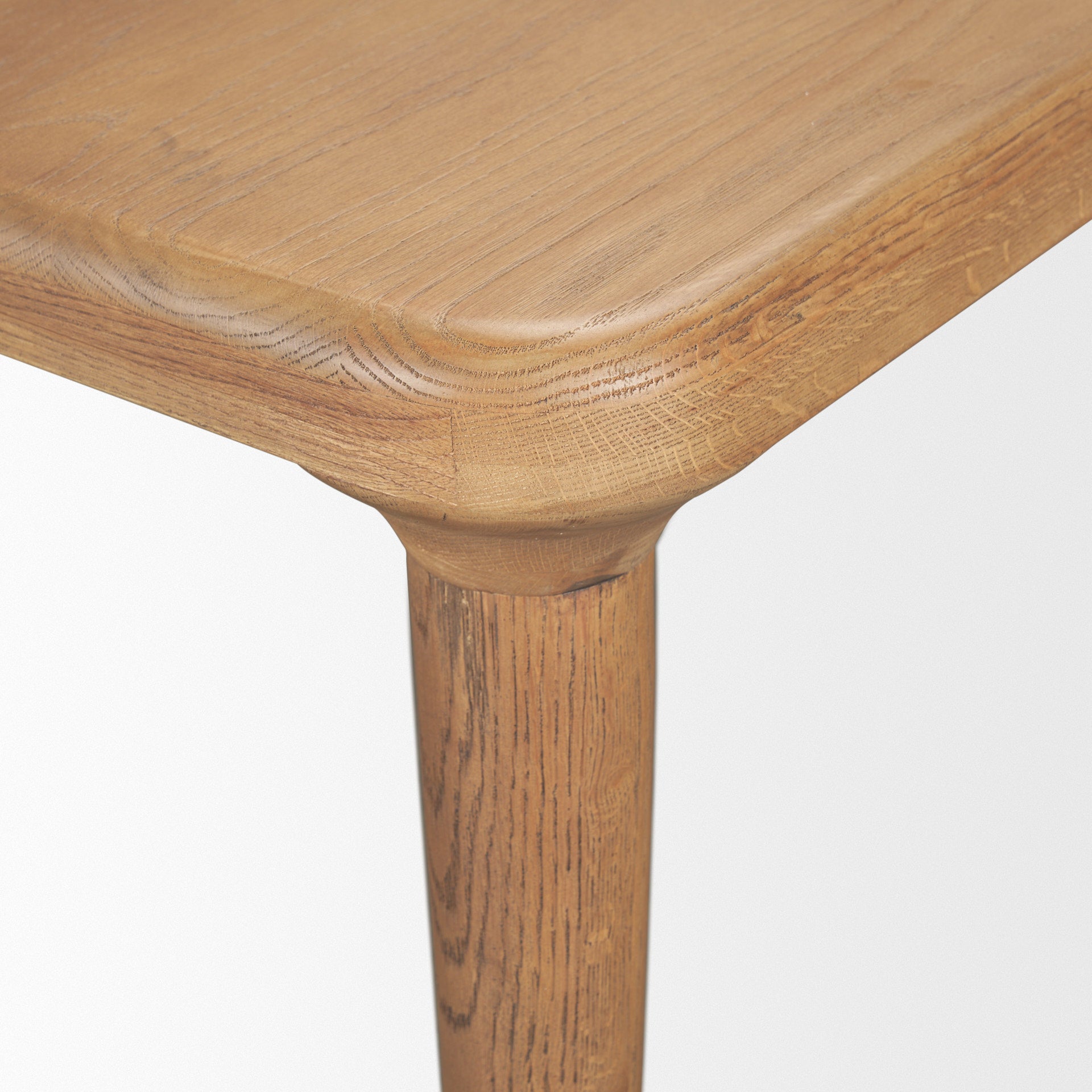 Suvan 72L Light Brown Rectangular Oak Wood Dining Table - Central Designs