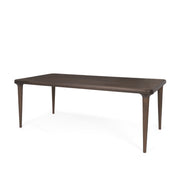 Suvan 84L Medium Dark Brown Rectangular Wood Dining Table - Central Designs