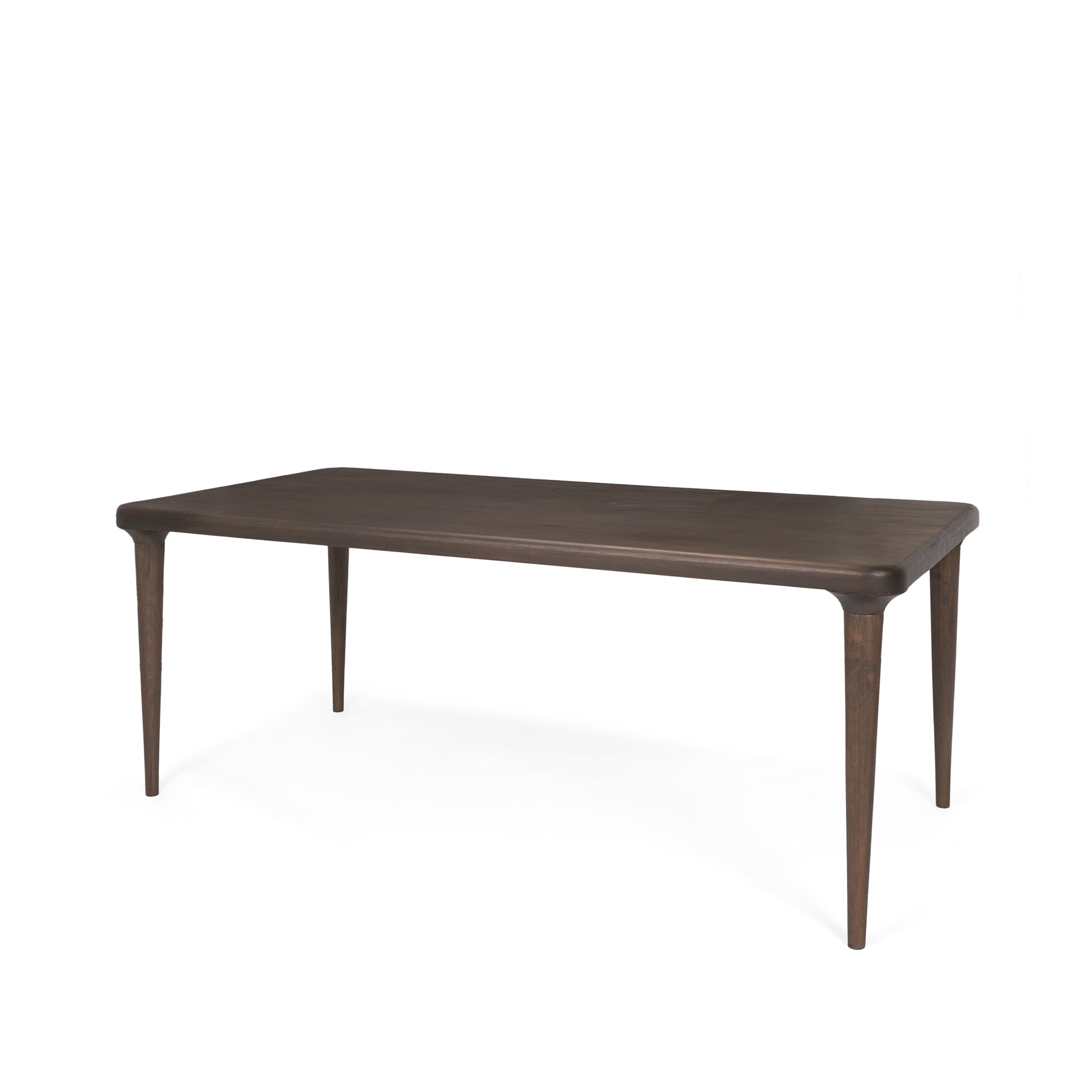 Suvan 72L Medium - Dark Brown Rectangular Wood Dining Table - Central Designs