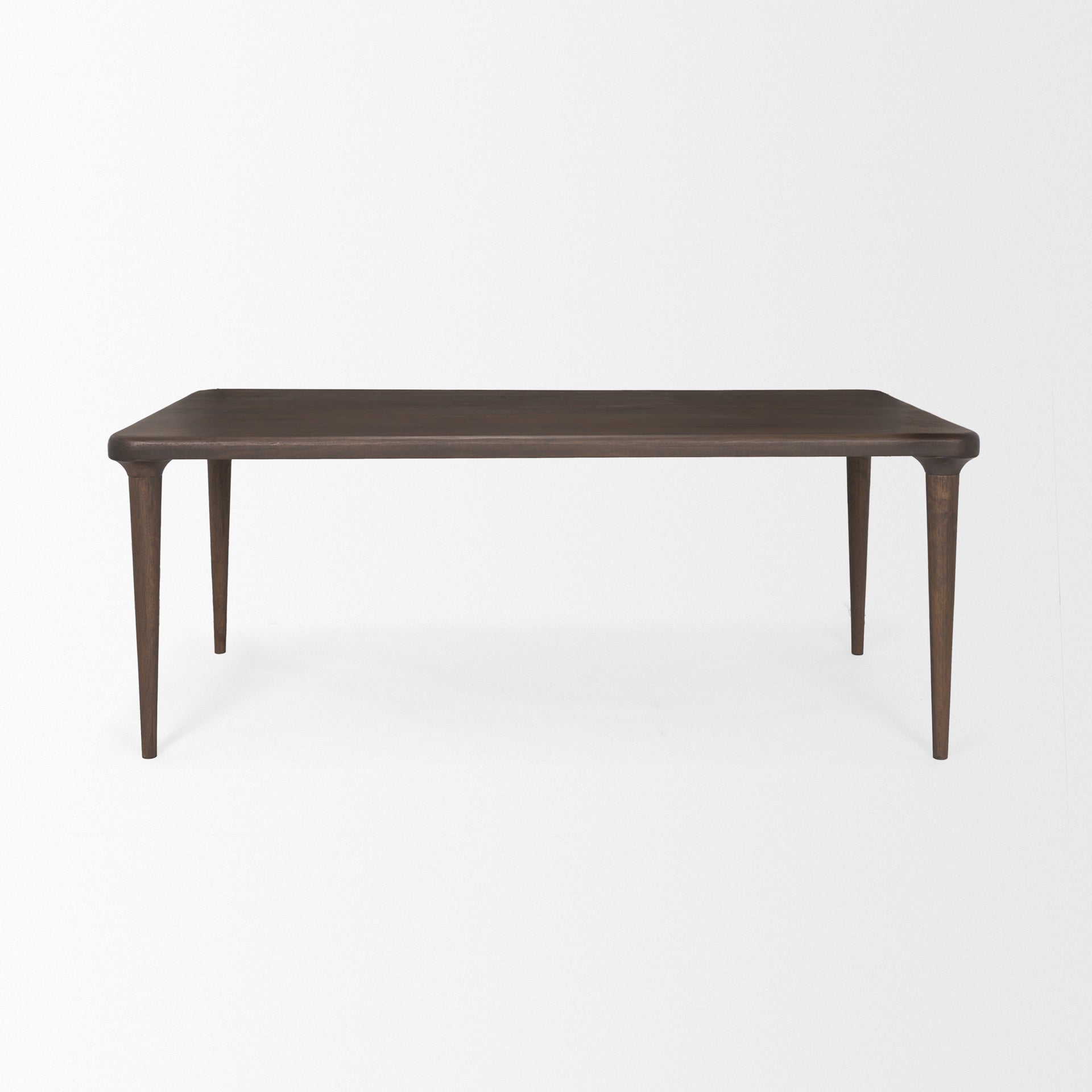 Suvan 72L Medium - Dark Brown Rectangular Wood Dining Table - Central Designs