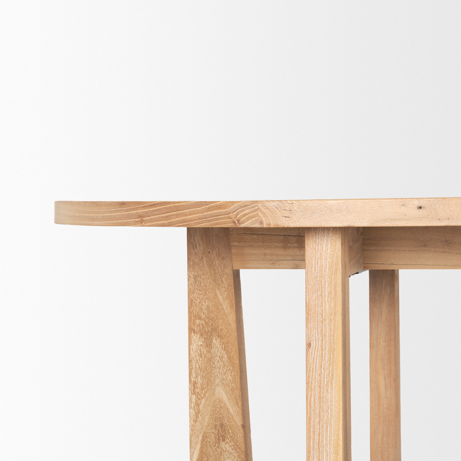 Taylin Light Brown Solid Wood Desk - Central Designs