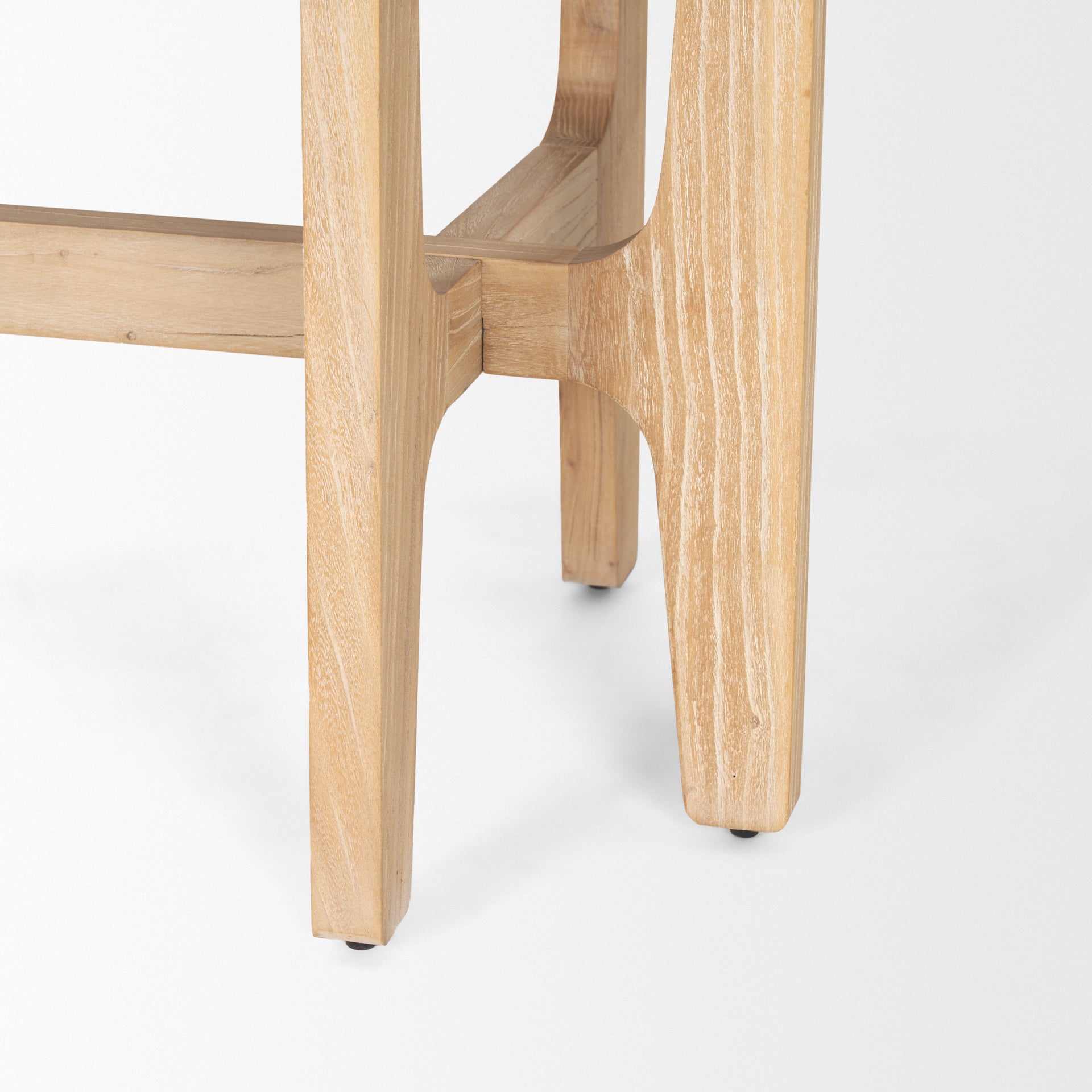 Taylin Light Brown Solid Wood Desk - Central Designs