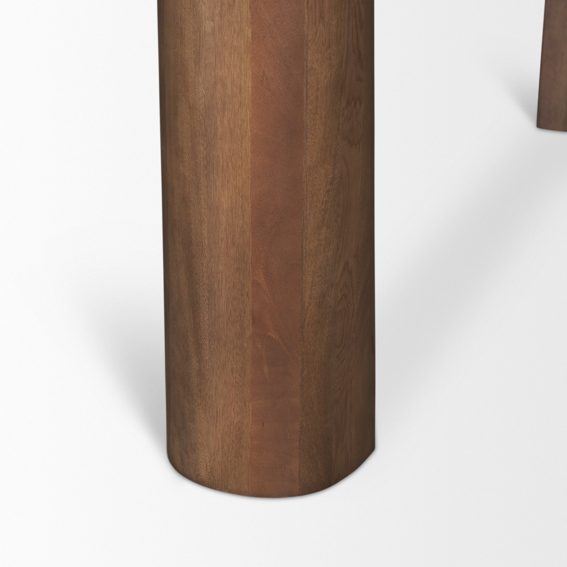 Tammar Rectangular Brown Wood w/ Tapered Legs Dining Table - Central Designs
