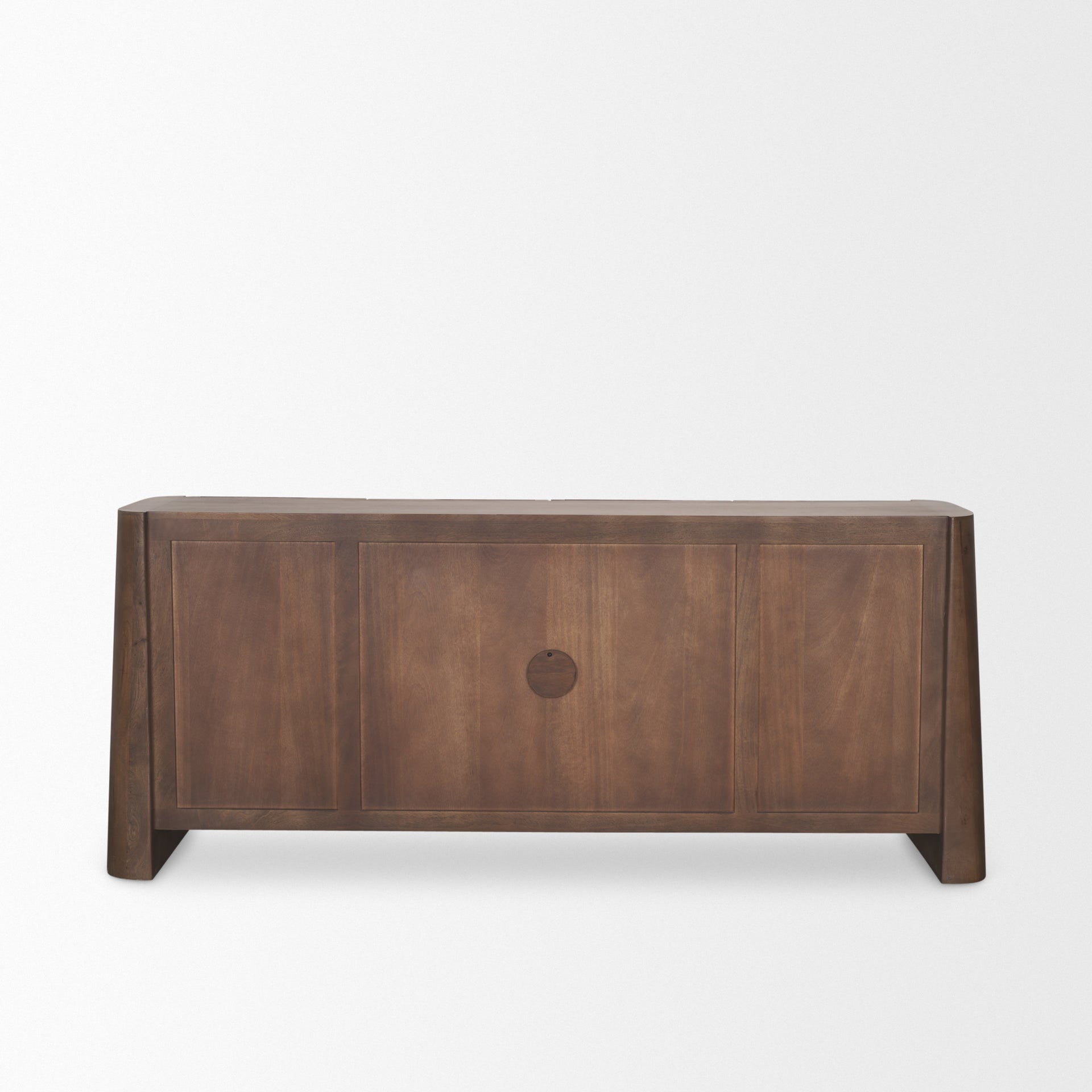 Tammar Brown Wood 4 - Door Sideboard - Central Designs