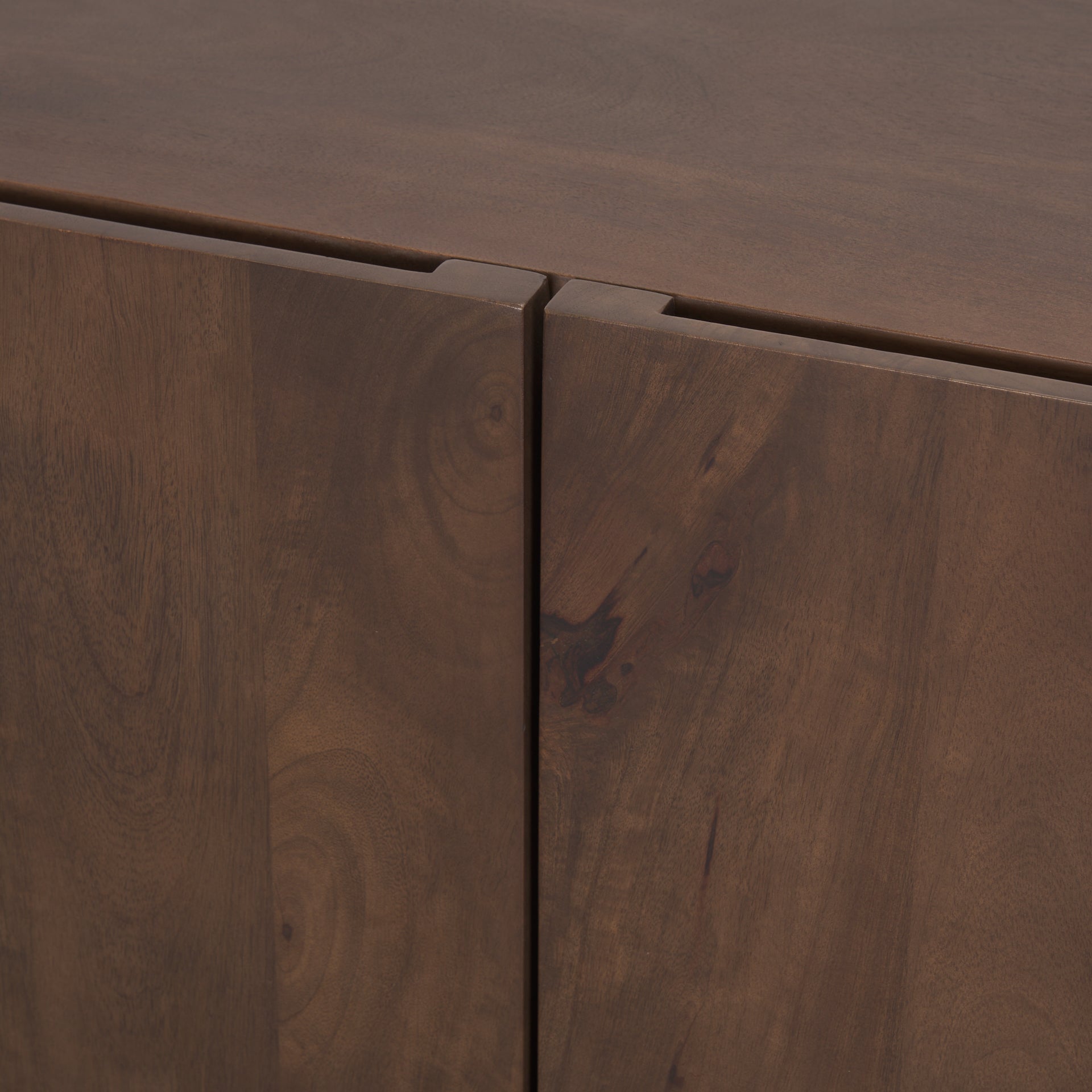 Tammar Brown Wood 4 - Door Sideboard - Central Designs