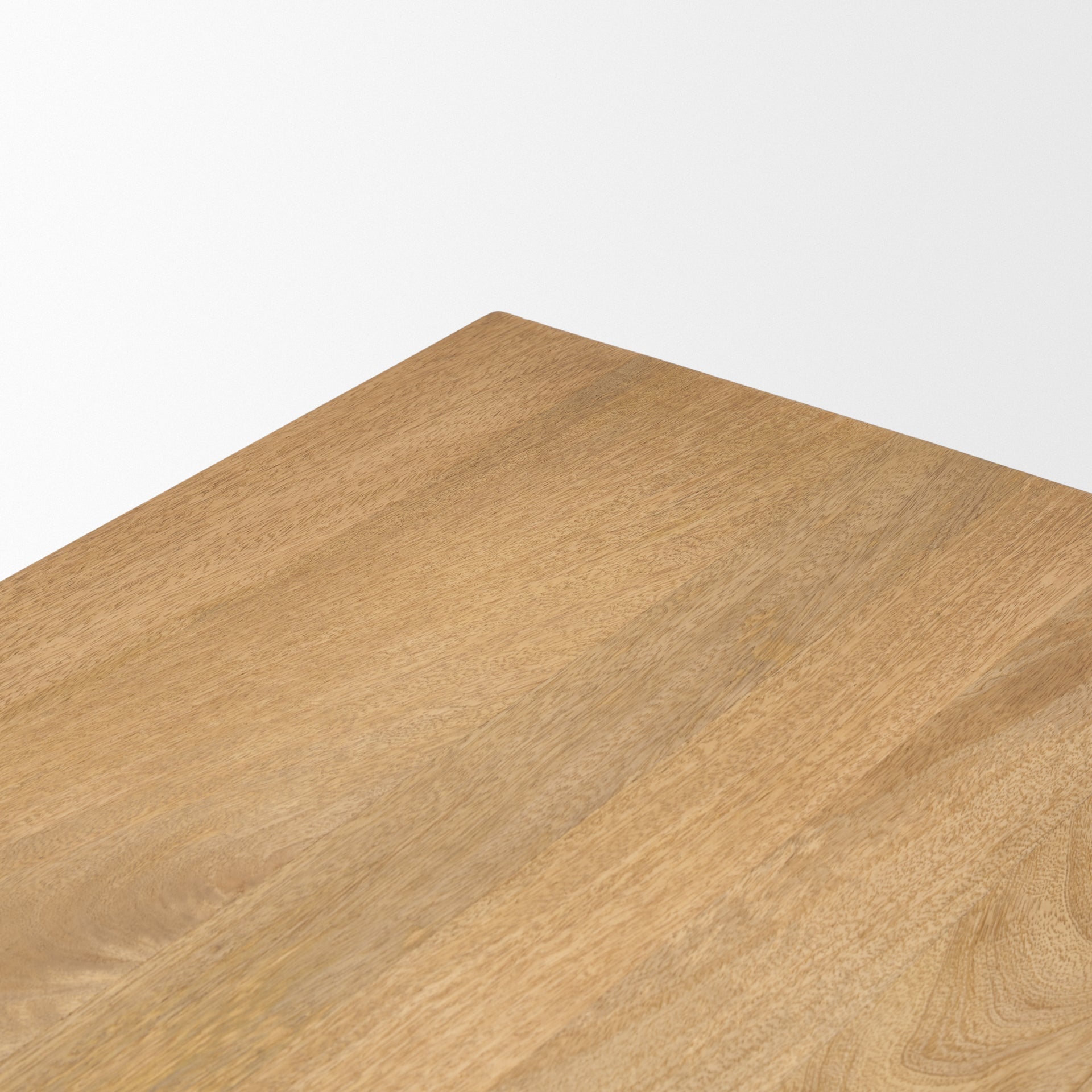 Tarro 84" Rectangular Light Brown Wood w/ Geometrical Base Dining Table - Central Designs