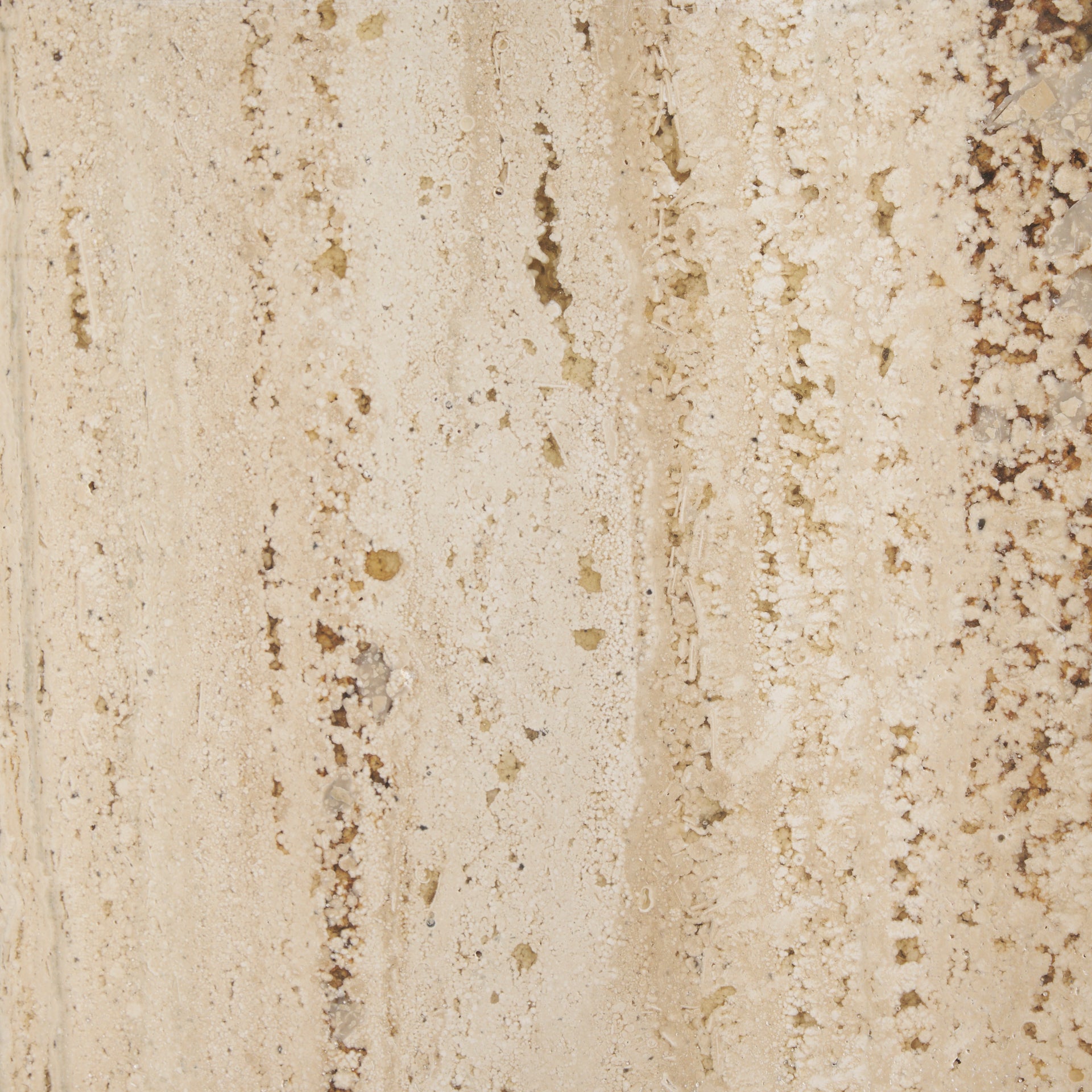 Shivon 94" Light Brown Mango Wood W/ Travertine Dining Table - Central Designs