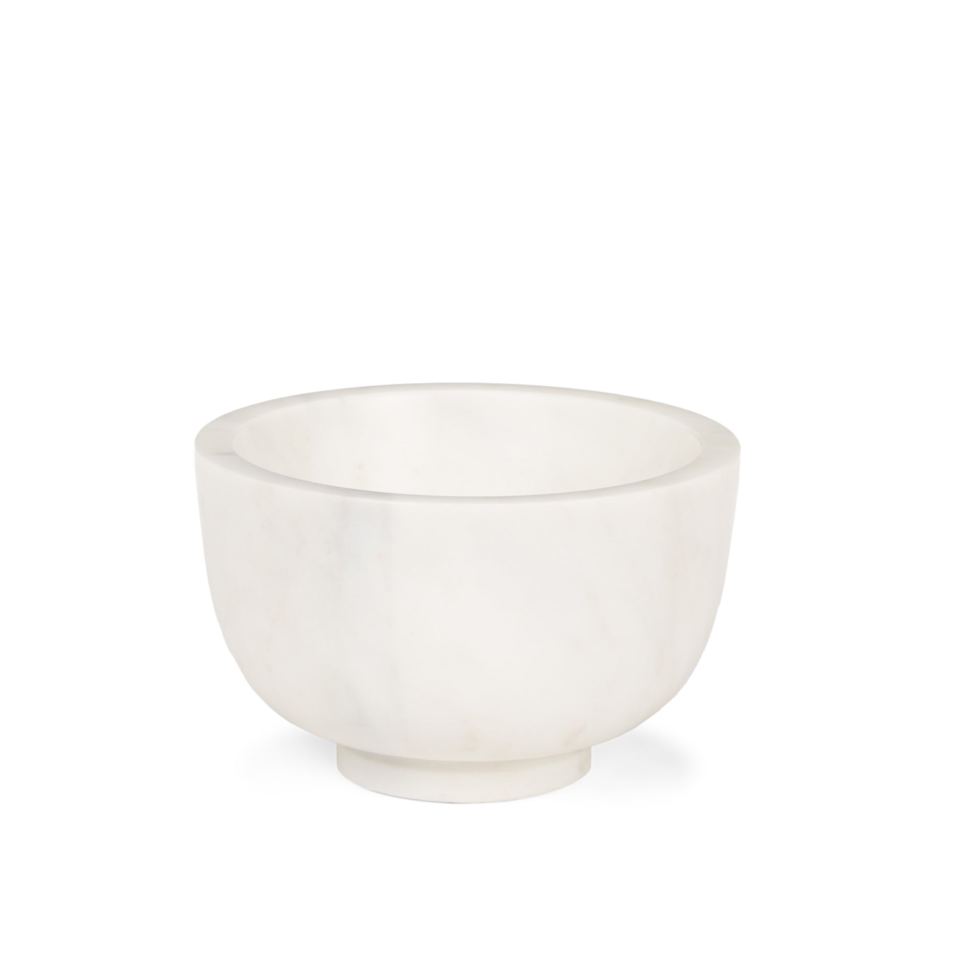 Katora Small Premium Solid White Marble Bowl - Central Designs
