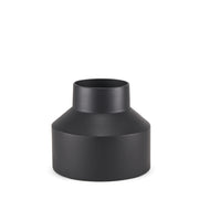 Tosca Medium Matte Black Metal Vase - Central Designs