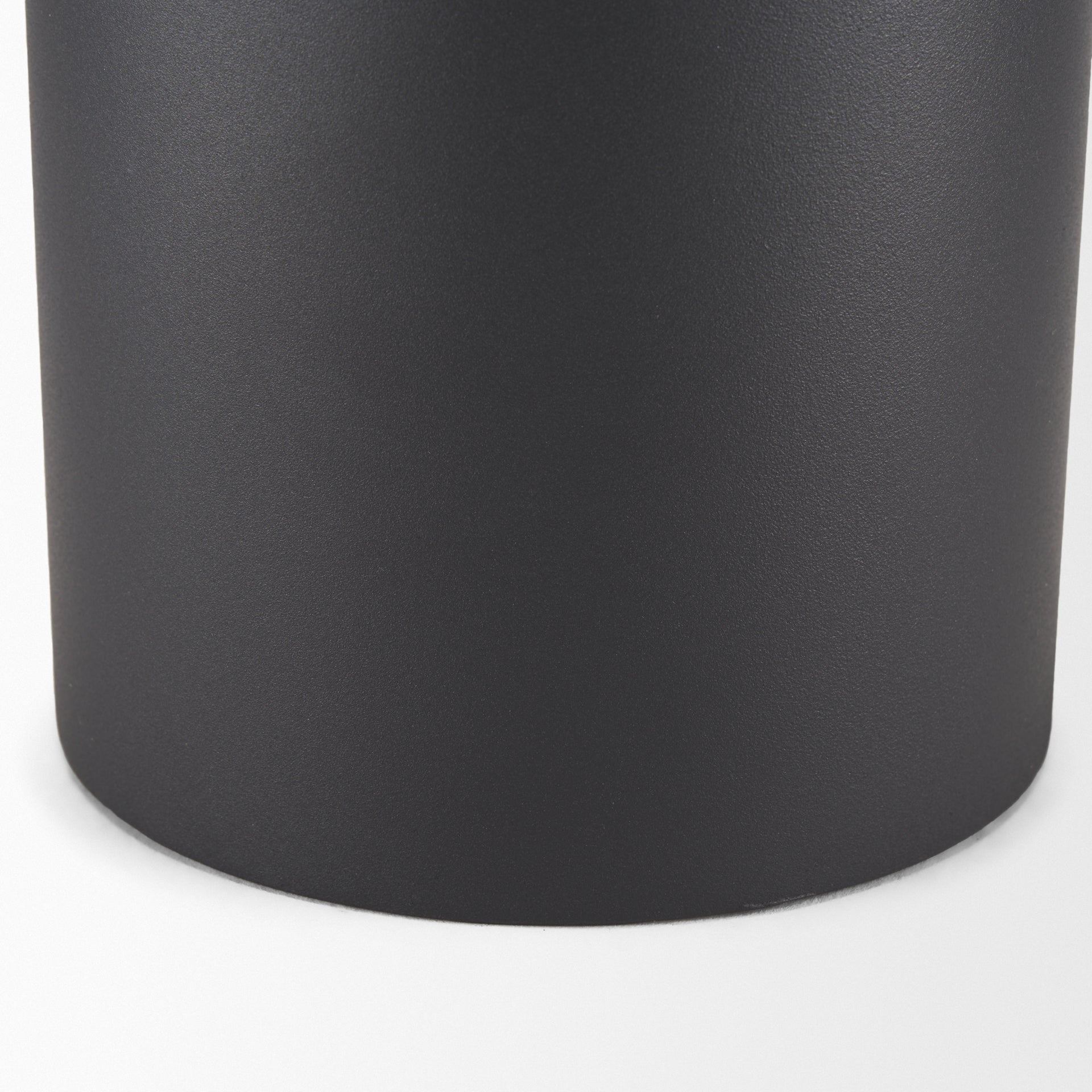 Tosca Tall Matte Black Metal Vase - Central Designs