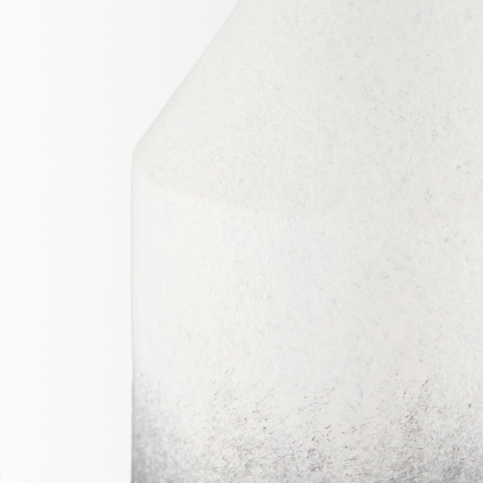 Townley Small White w/ Black Ombre Metal Vase - Central Designs