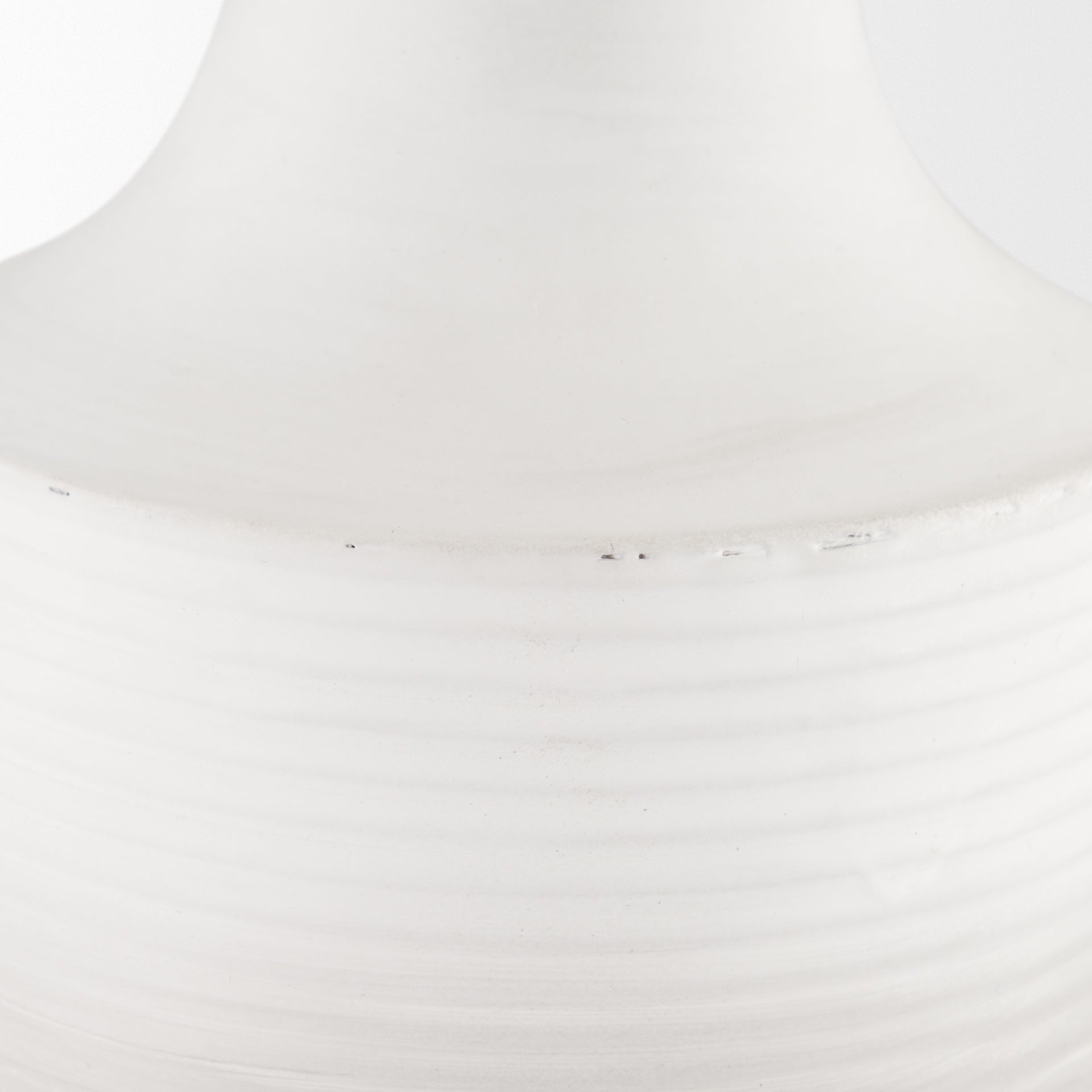 Toru Medium White w/ Grey Ombre Metal Vase - Central Designs
