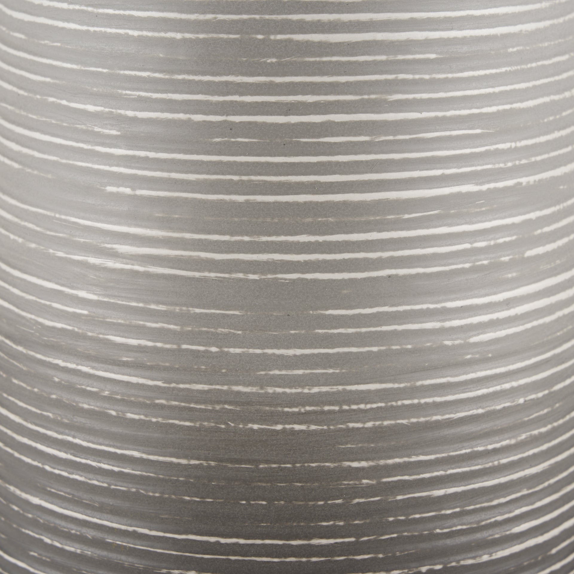 Toru Medium White w/ Grey Ombre Metal Vase - Central Designs
