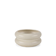 Twyla Short Cream Glazed Ring Pot - Central Designs