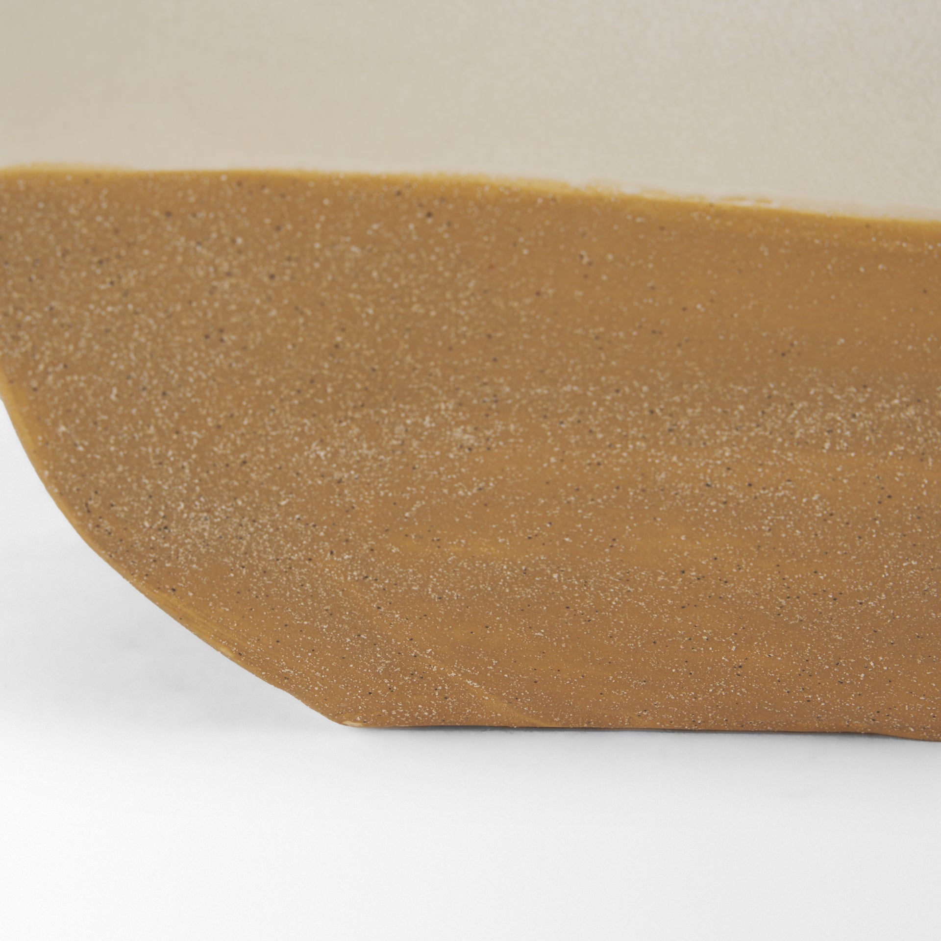 Vania Short Off White w/ Tan Textured Ceramic Vase - Central Designs