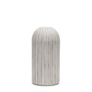 Ummi Small Off White w/ Gray - Brown Antiquing Ceramic Floor Vase - Central Designs