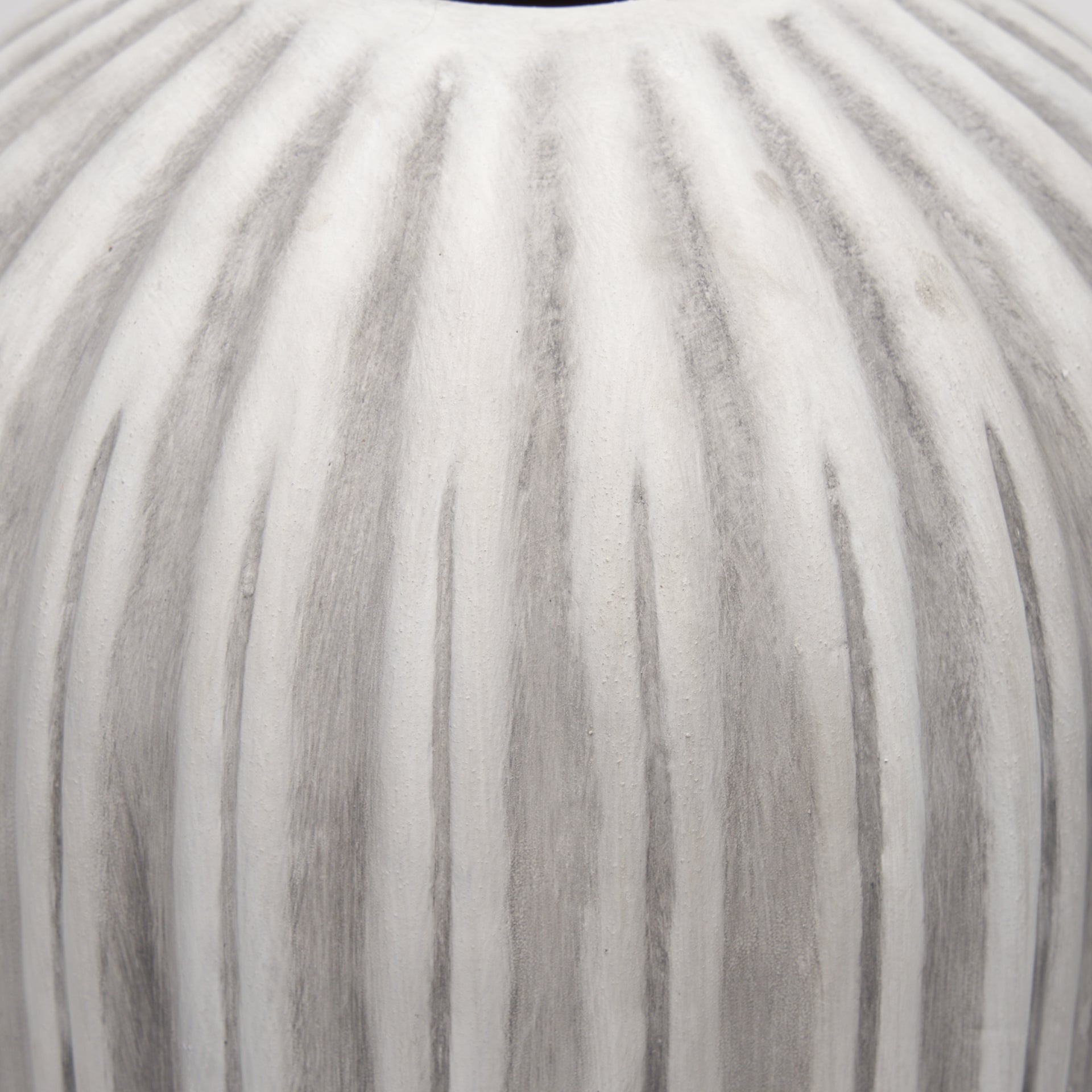 Ummi Small Off White w/ Gray - Brown Antiquing Ceramic Floor Vase - Central Designs