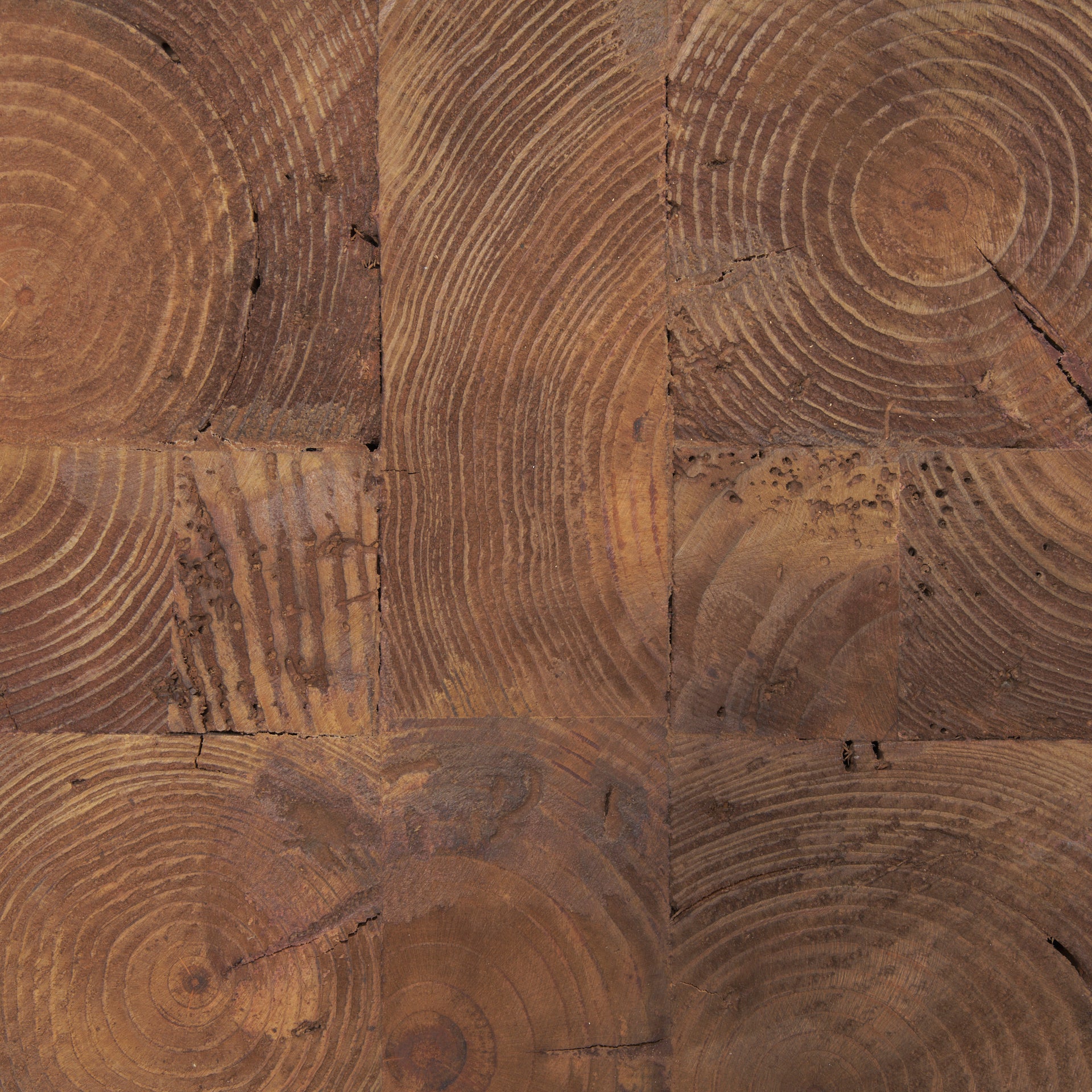 Waylen Natural Wood Block Accent Stool - Central Designs