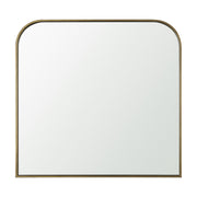 Timon Brushed Gold Square Arched Mirror - Central Designs