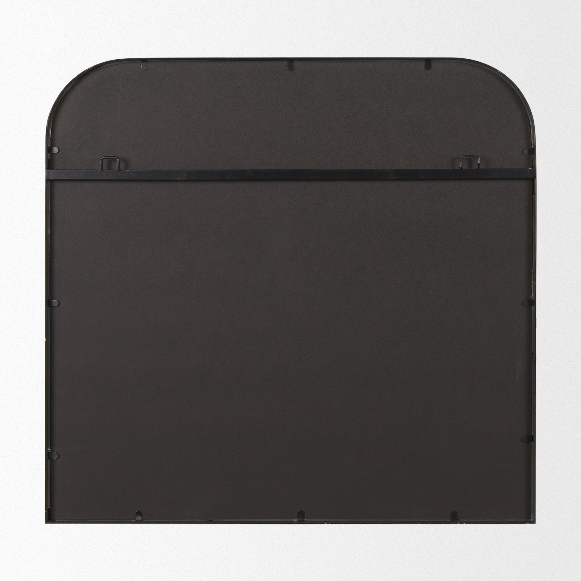 Timon Brushed Gold Square Arched Mirror - Central Designs