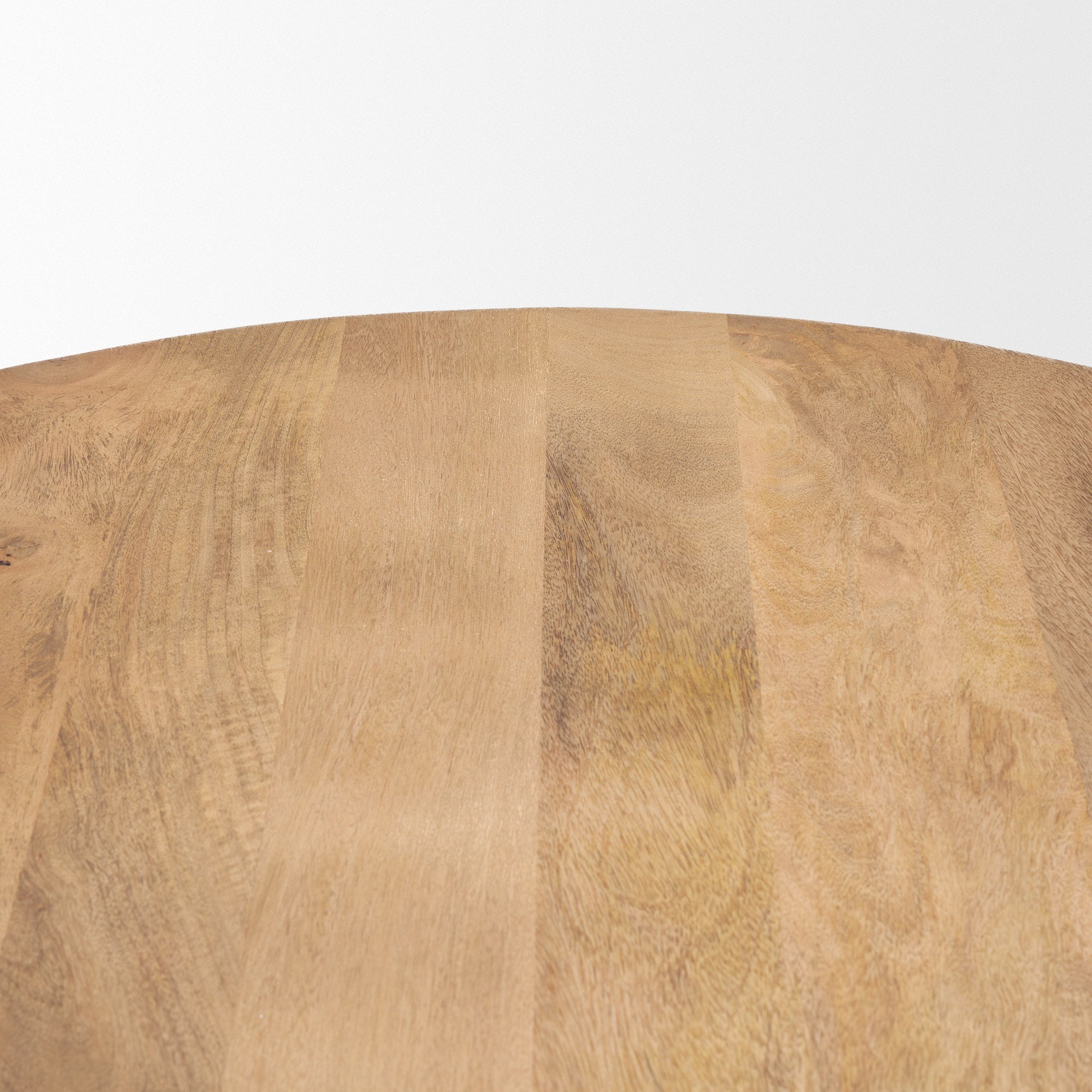 Soma 48" Light Brown Mango Wood Round Dining Table - Central Designs