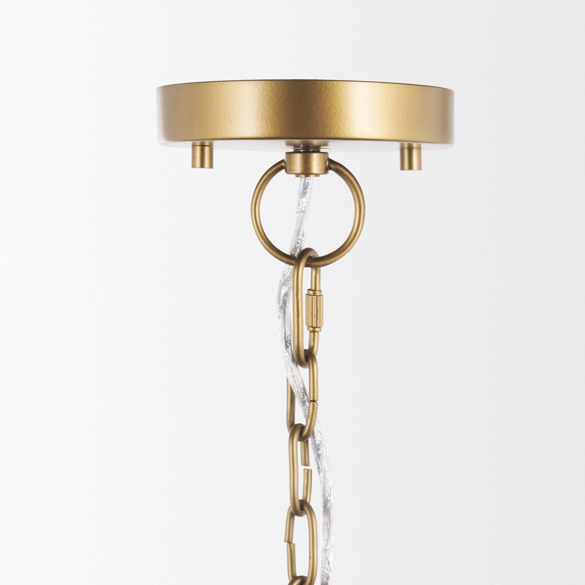 Tosha 1 - Light Cotton Rope Bell Pendant - Central Designs