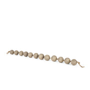 Varamala Dark Beige Paper Mache Sphere Garland - Central Designs