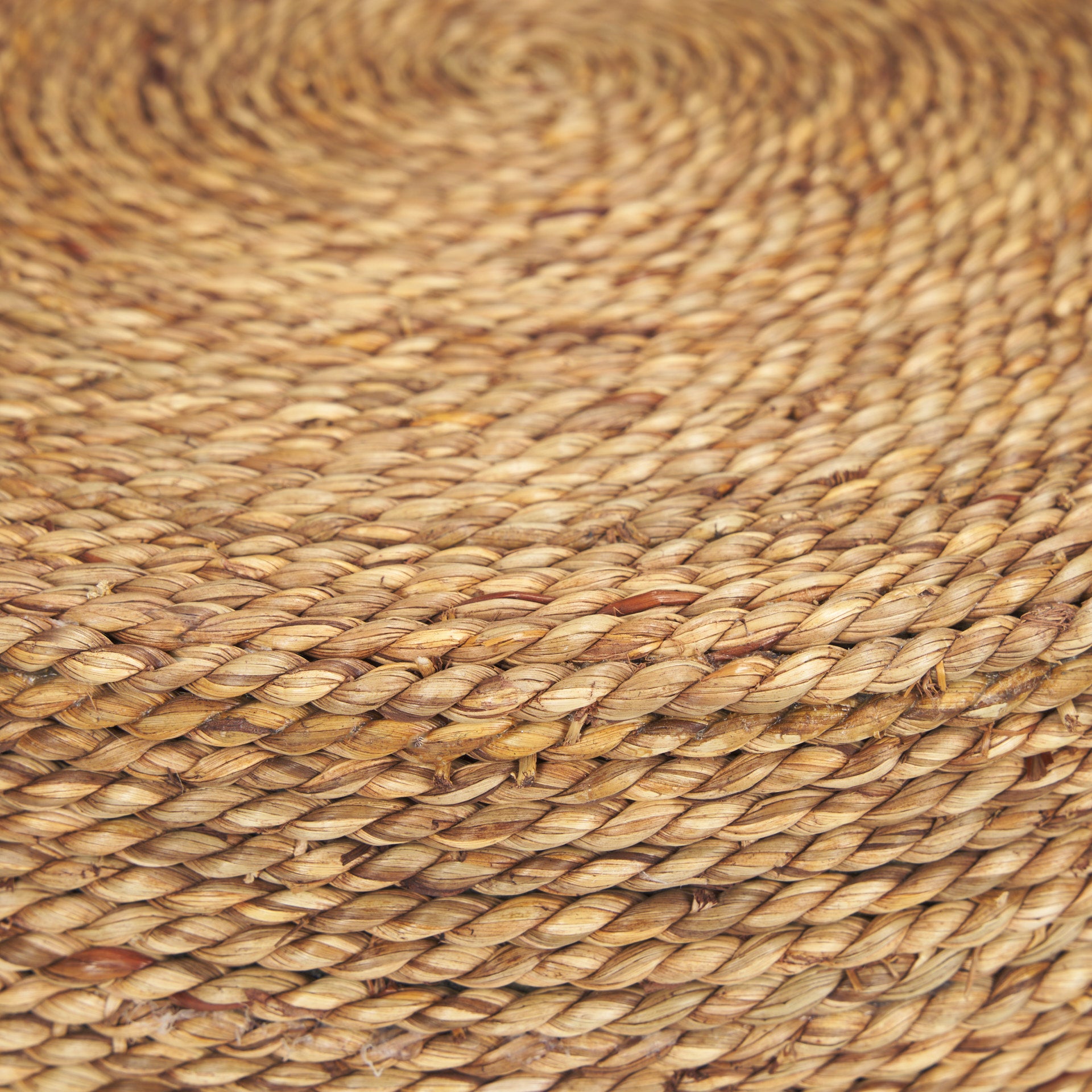 Wenopa Matte Black Wood w/ Natural Jute Accent Tables - Central Designs