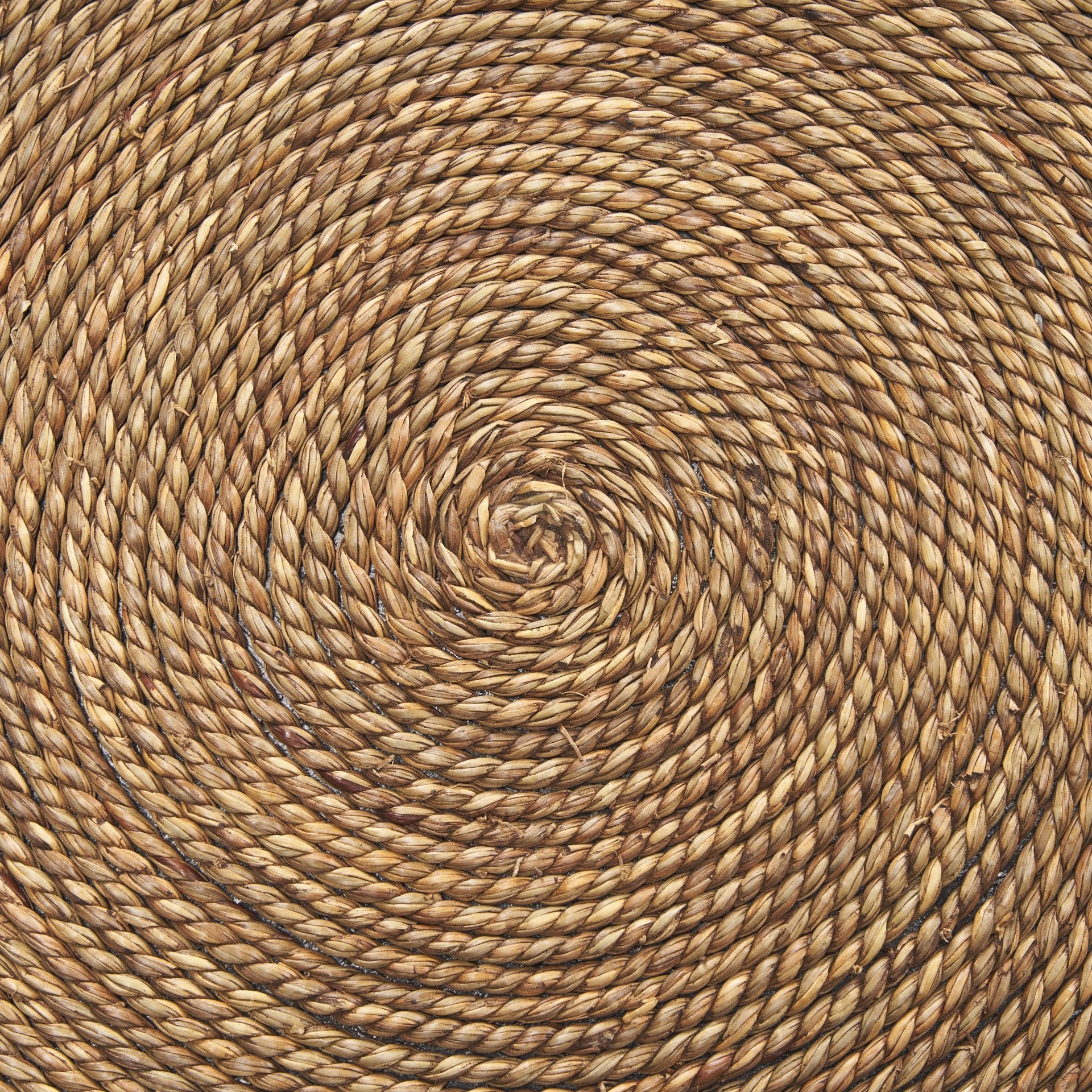 Wenopa Matte Black Wood w/ Natural Jute Accent Tables - Central Designs