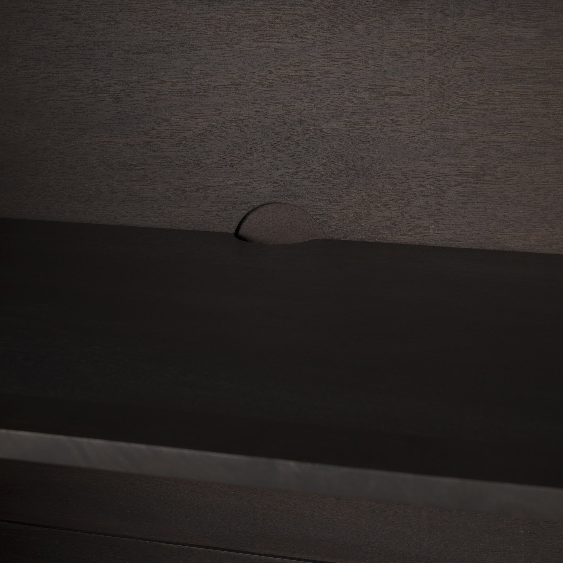 Wagner Dark Brown Wood w/ Arched Design Accent Cabinet - Central Designs