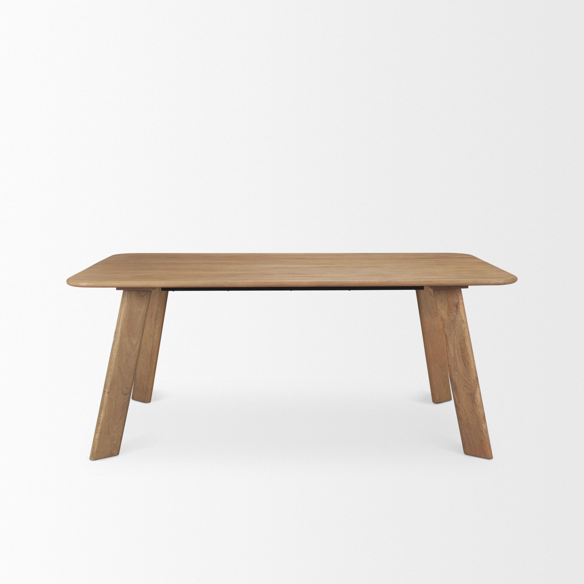 Welborn 72" Light Brown Wood Rectangular Dining Table - Central Designs