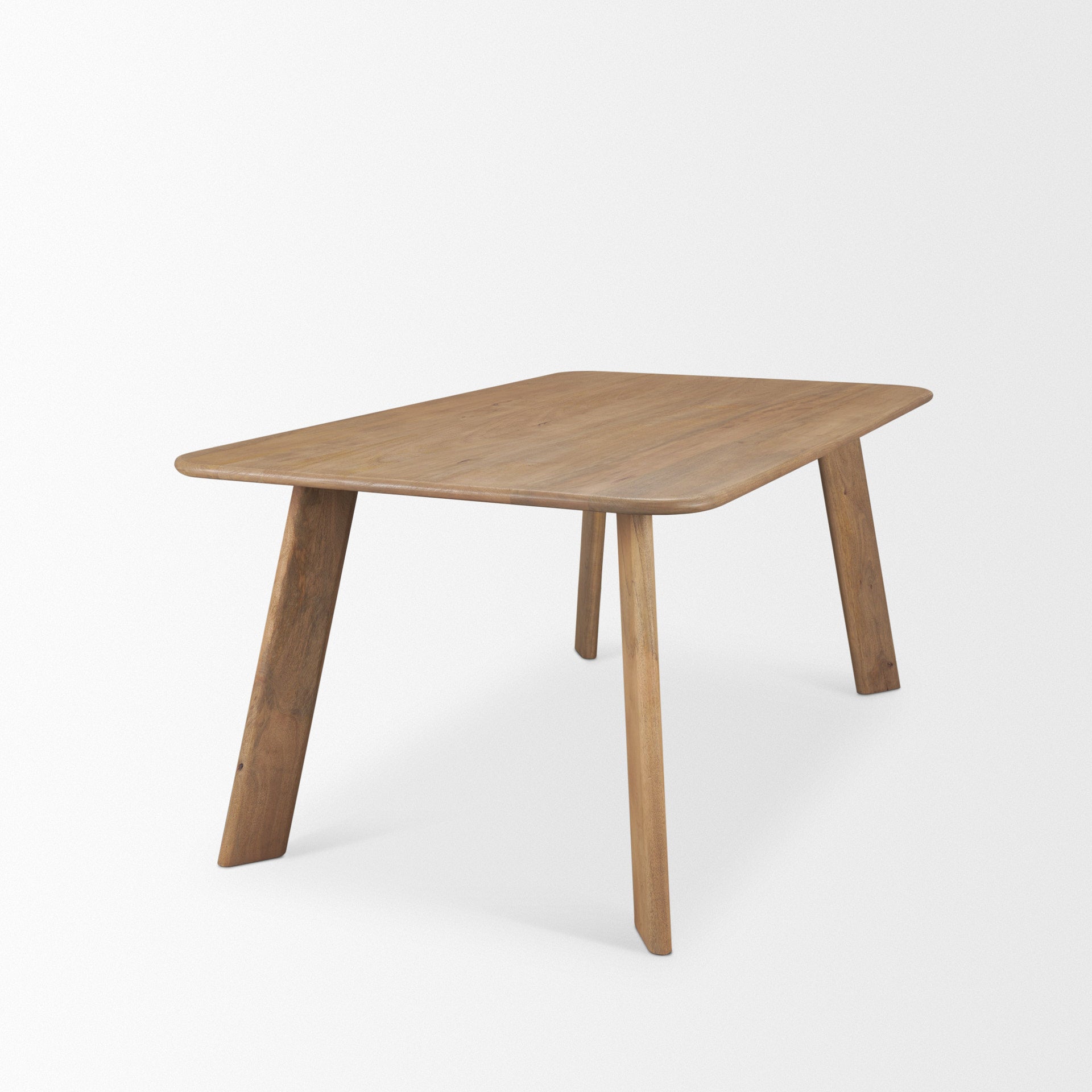 Welborn 72" Light Brown Wood Rectangular Dining Table - Central Designs