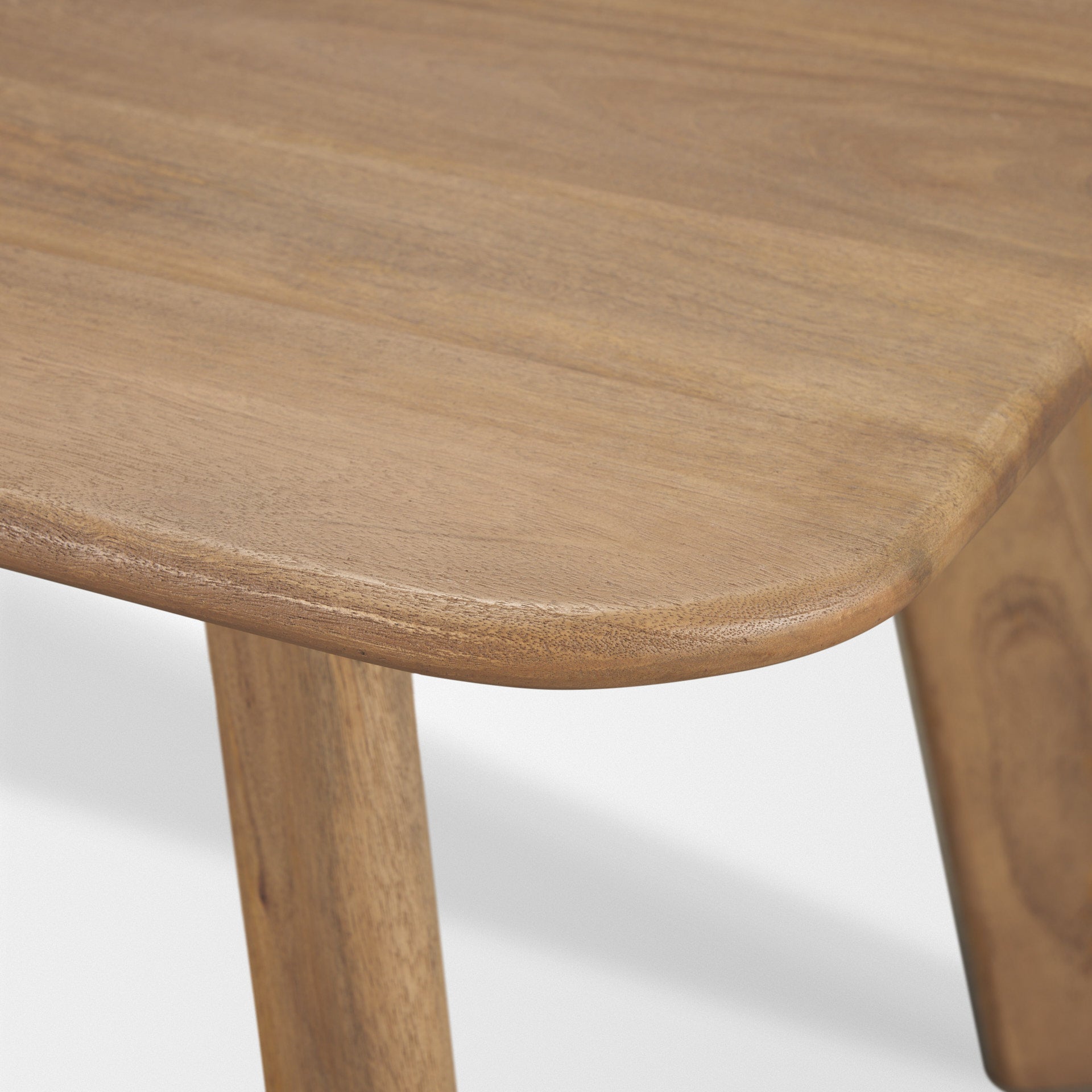 Welborn 84" Light Brown Wood Rectangular Dining Table - Central Designs