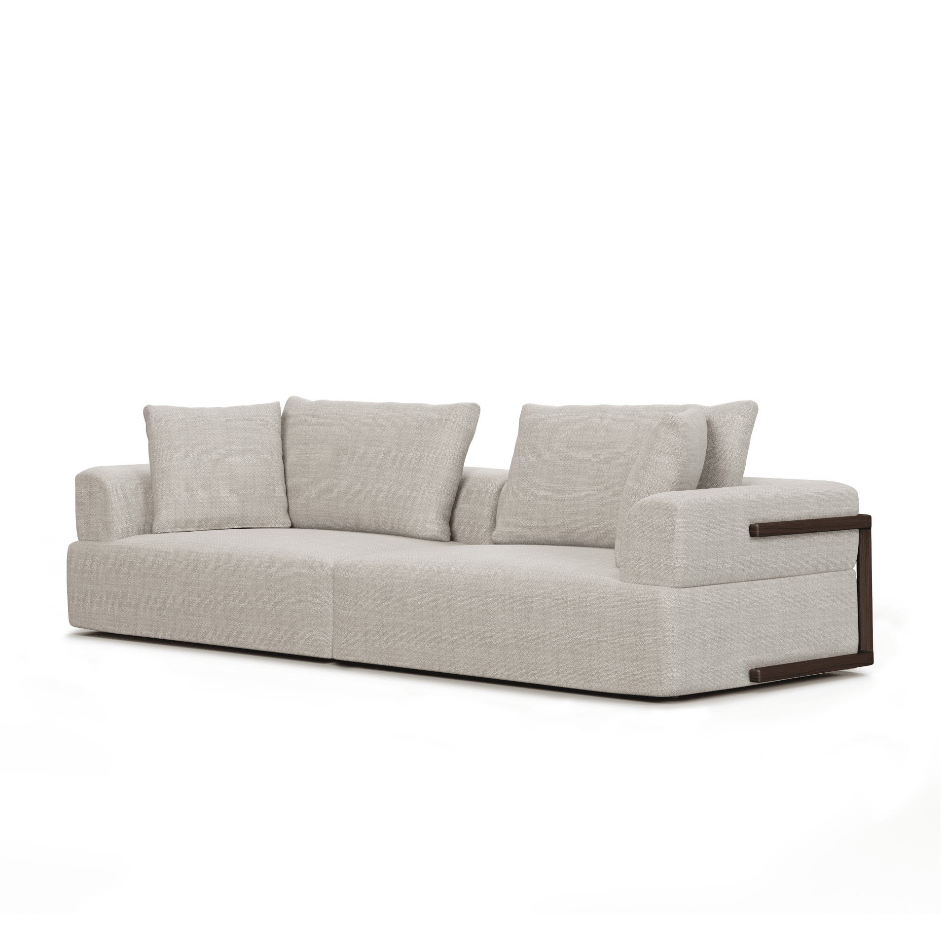 Warner Gray Two Piece Sofa Set - Central Designs