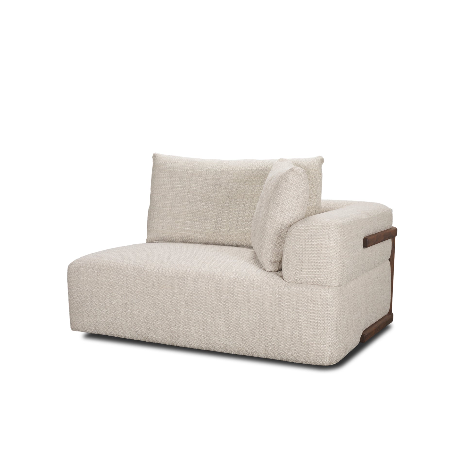 Warner Oatmeal 3 Piece Sofa Set W/Corner Piece - Central Designs