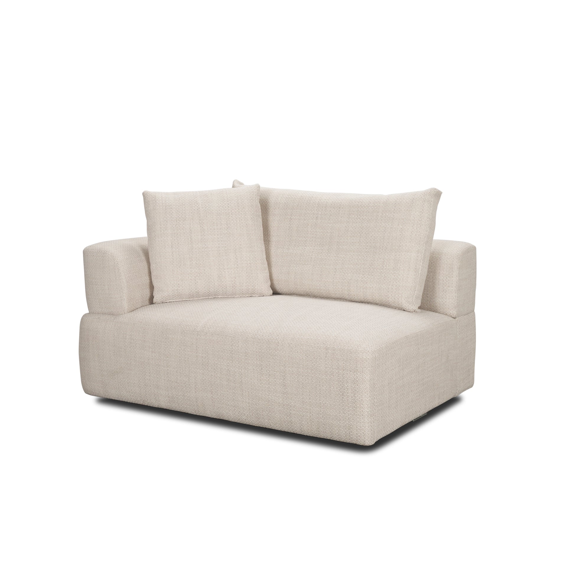 Warner Oatmeal 3 Piece Sofa Set w/Corner Piece - Central Designs