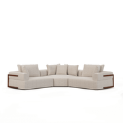 Warner Oatmeal 3 Piece Sofa Set W/Corner Piece - Central Designs