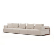 Warner Oatmeal 2 Piece Long Sofa Set - Central Designs